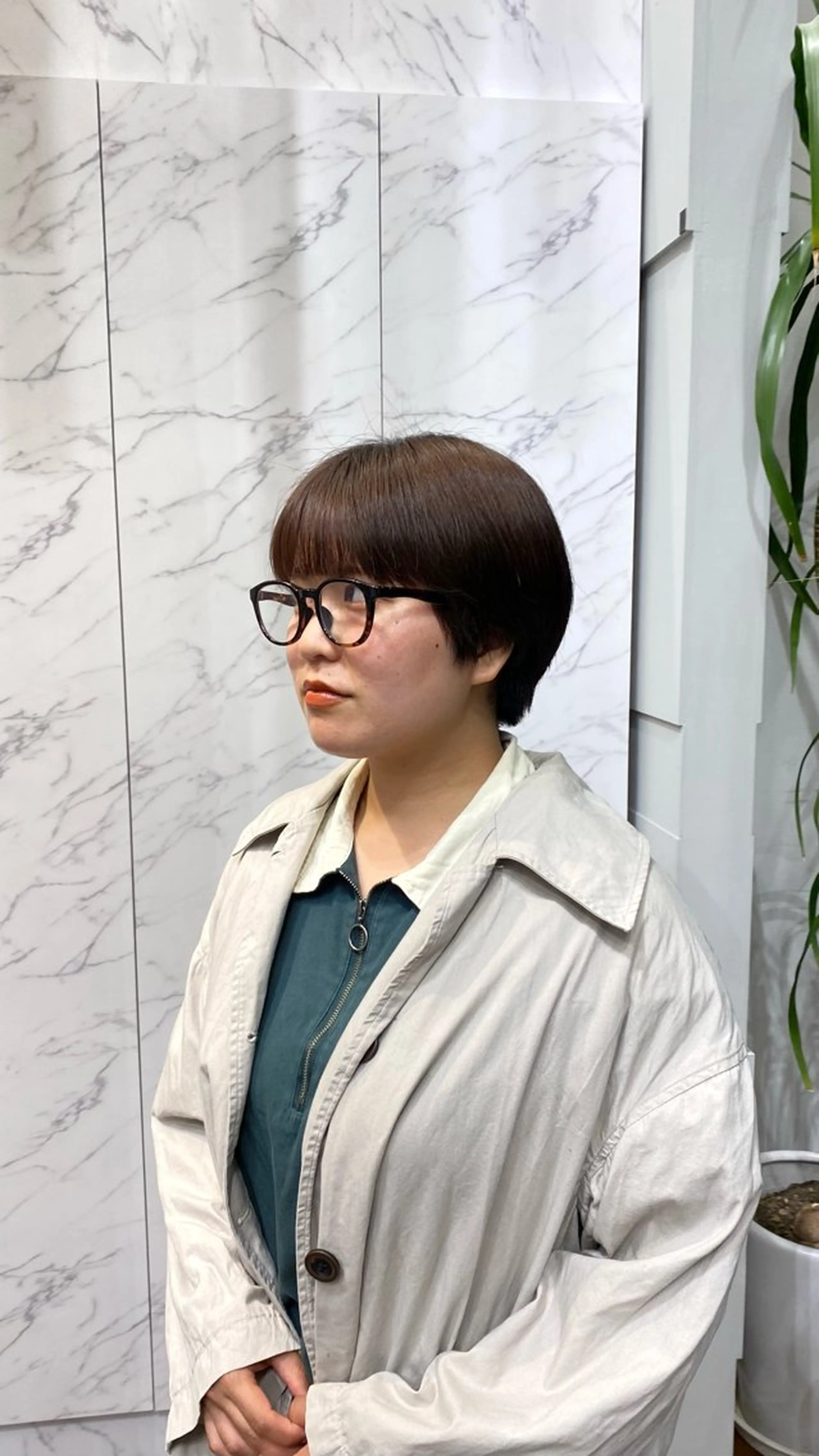 ショート マツザキ マナトのヘアスタイル