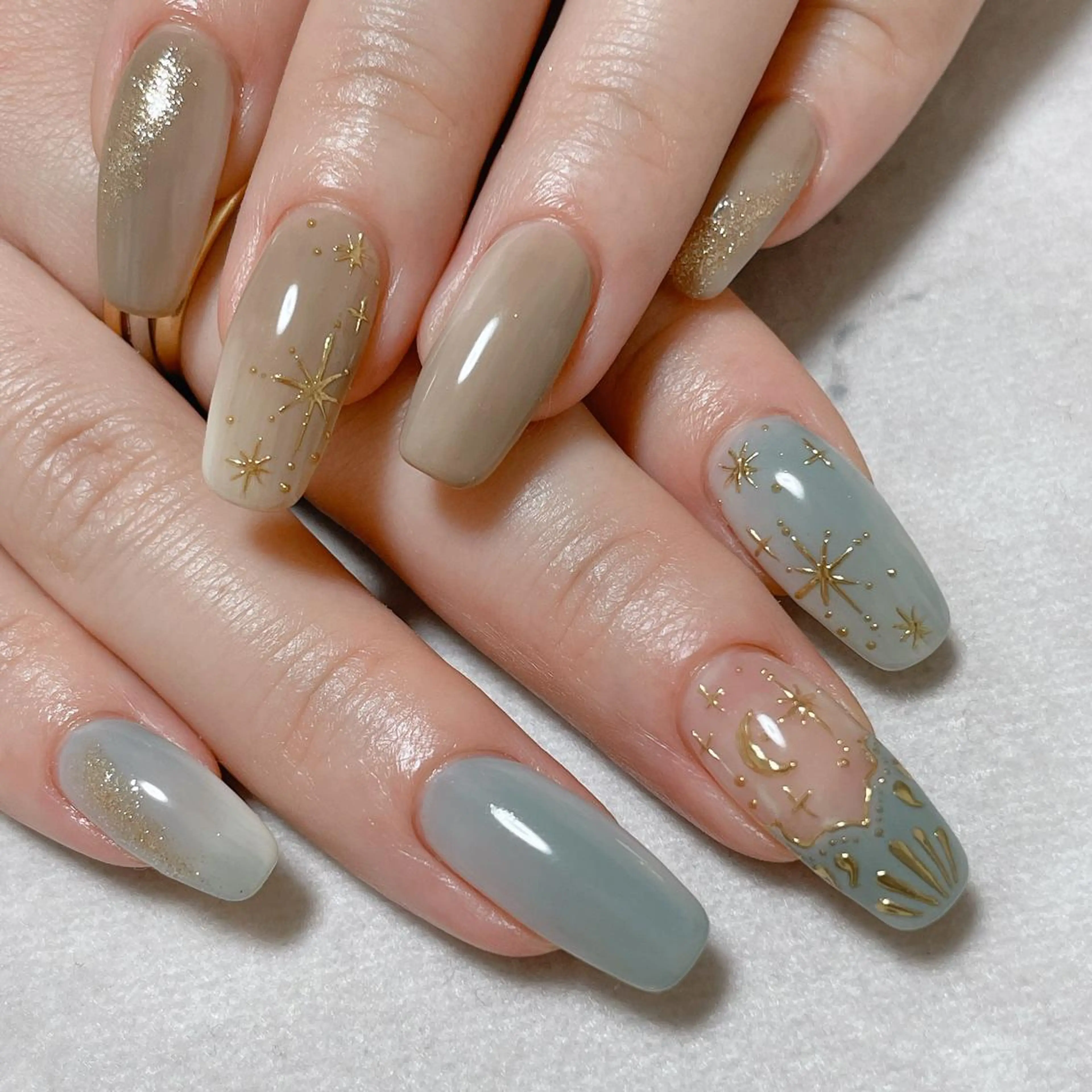 ネイル ミラーネイル Jeremy ♡ HARUKAのネイルデザイン