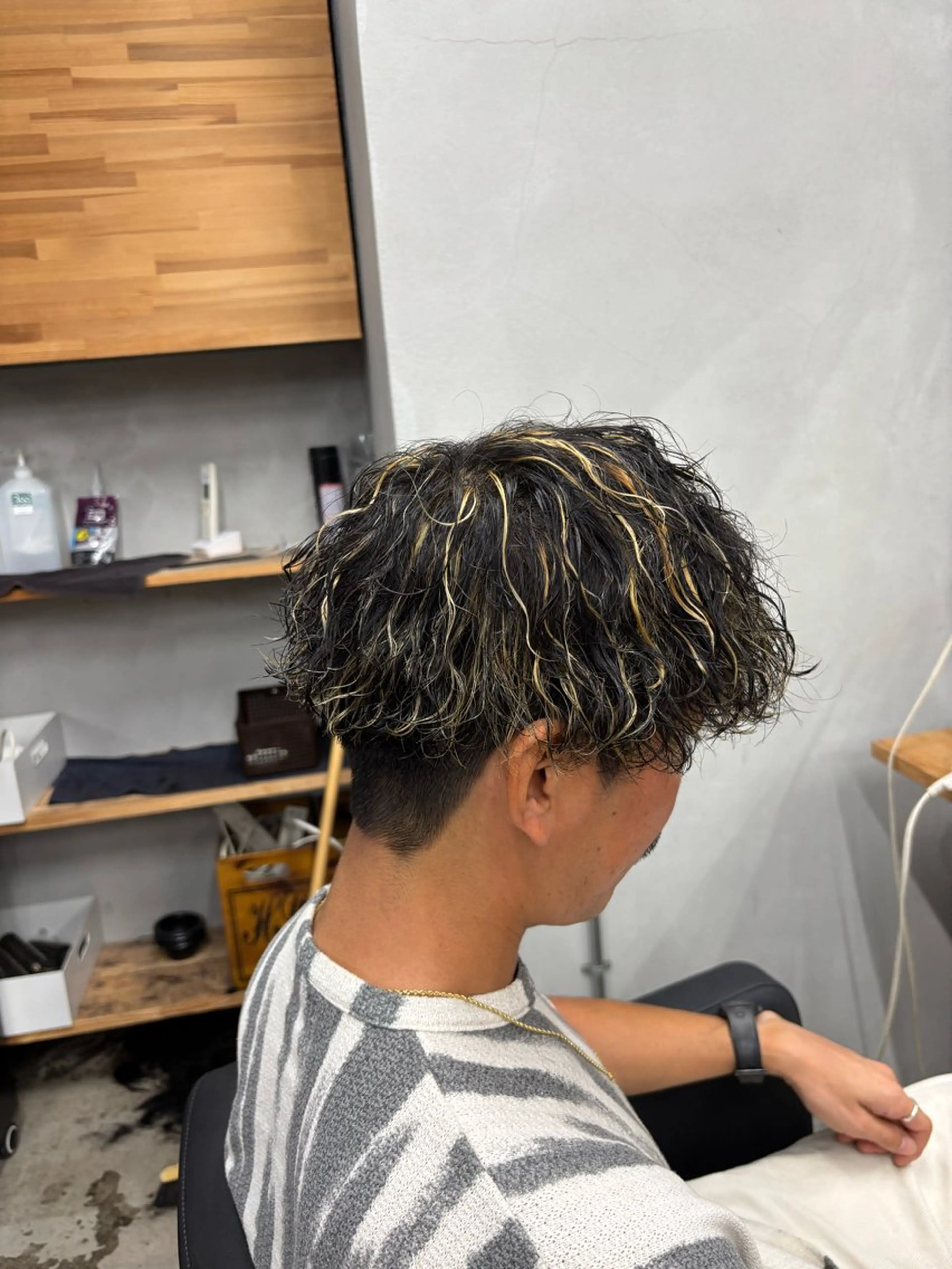 カラー パーマ メンズ カット ヘアカラー パーマ mono / Manatoのヘアスタイル