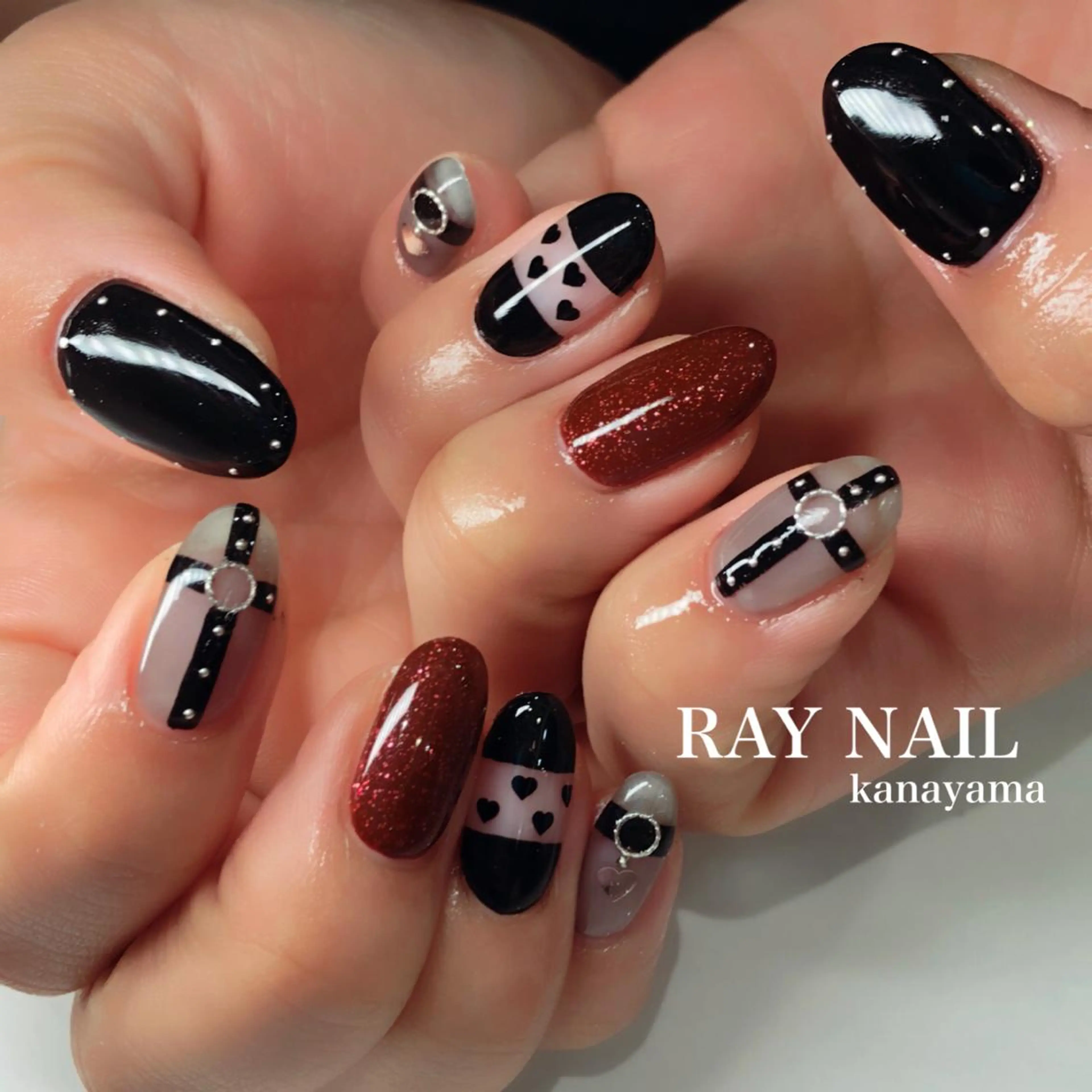 ネイル Arowa 伊田のネイルデザイン