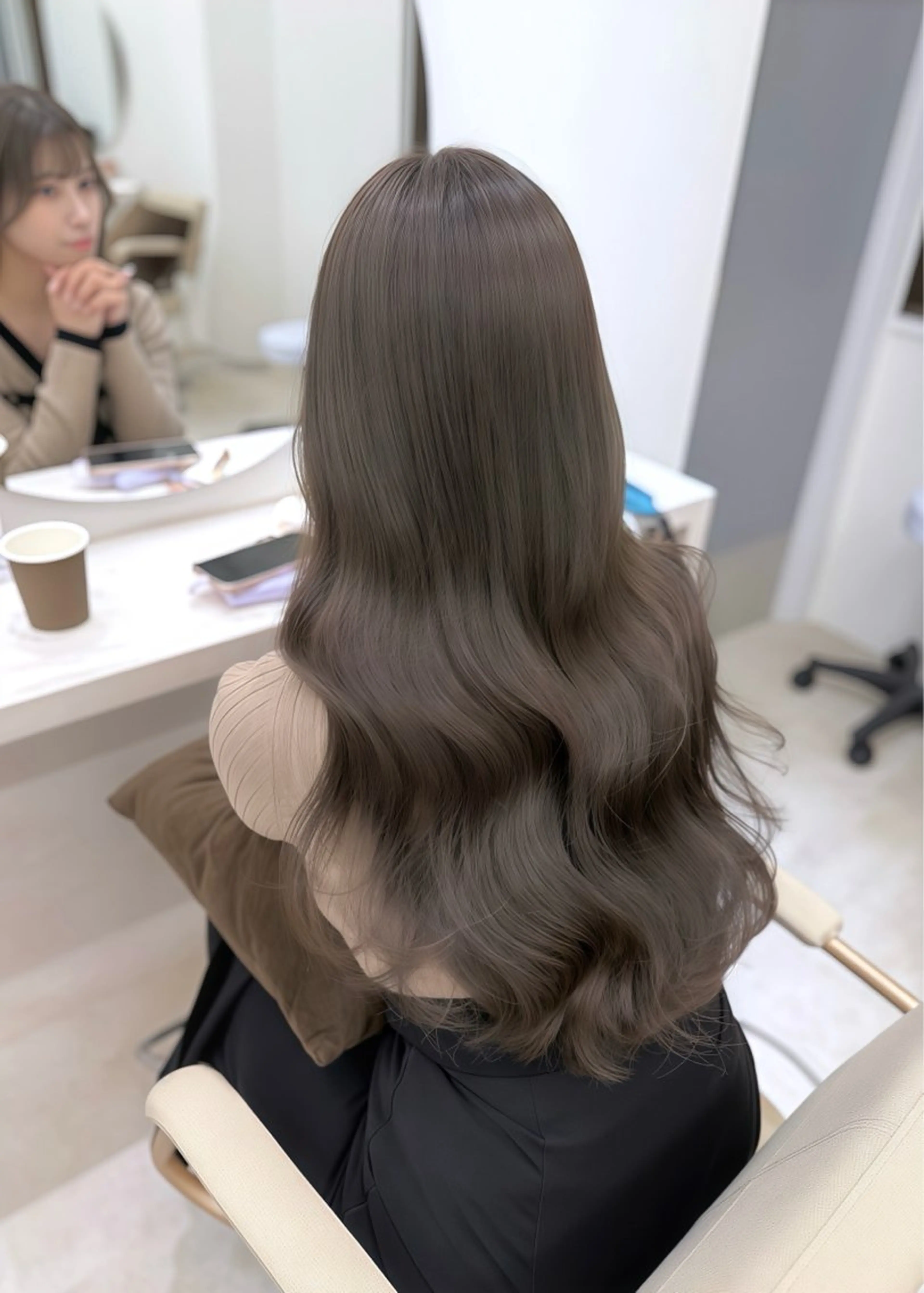 ロング 縮毛矯正 カット ヘアカラー 縮毛矯正 トリートメント 髪質改善× ブリーチなしyutoのヘアスタイル