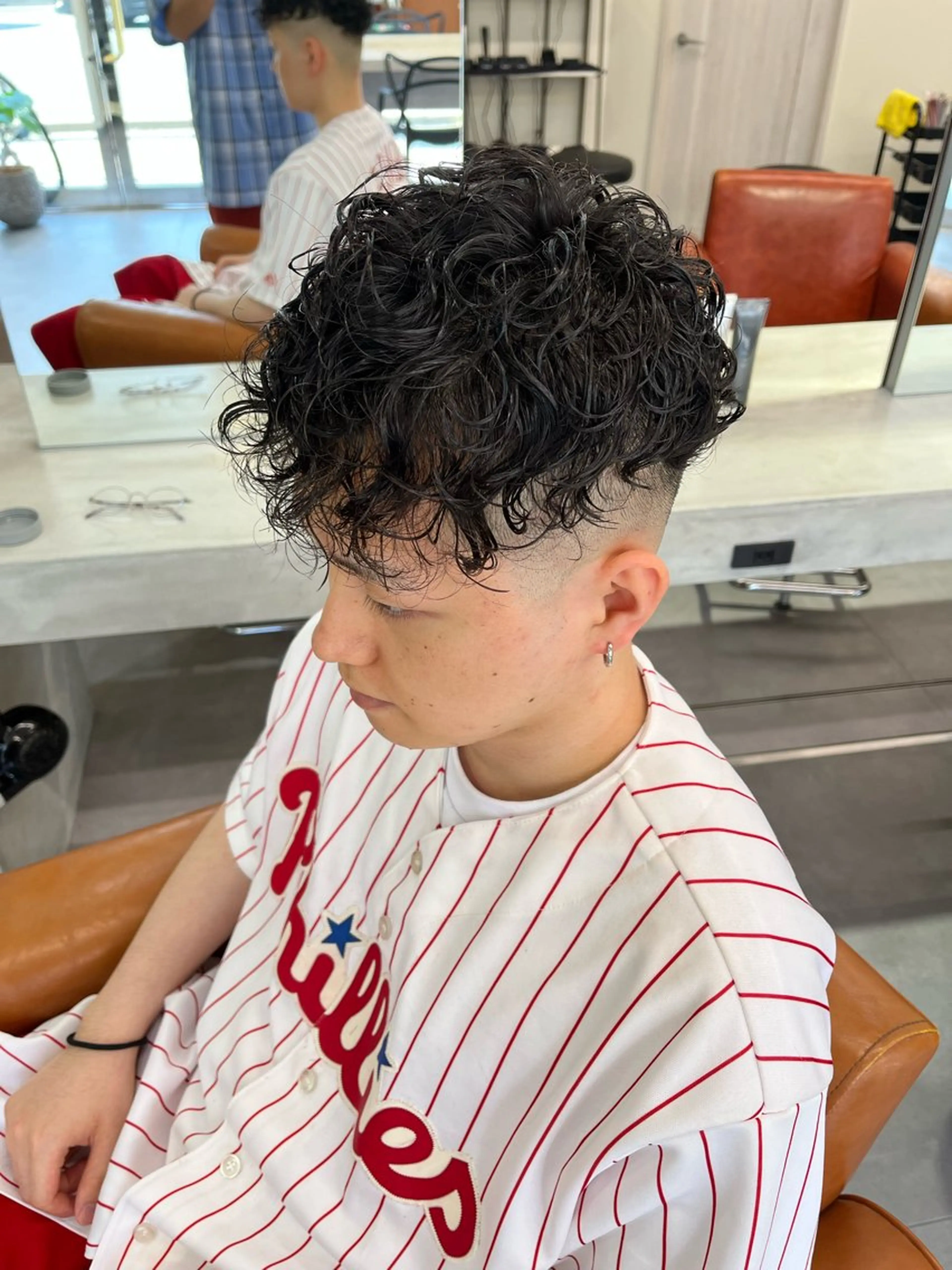 パーマ メンズ メンズパーマ スペインカール スパイラルパーマ 京都駅メンズカット/ パーマ/Keigoのヘアスタイル