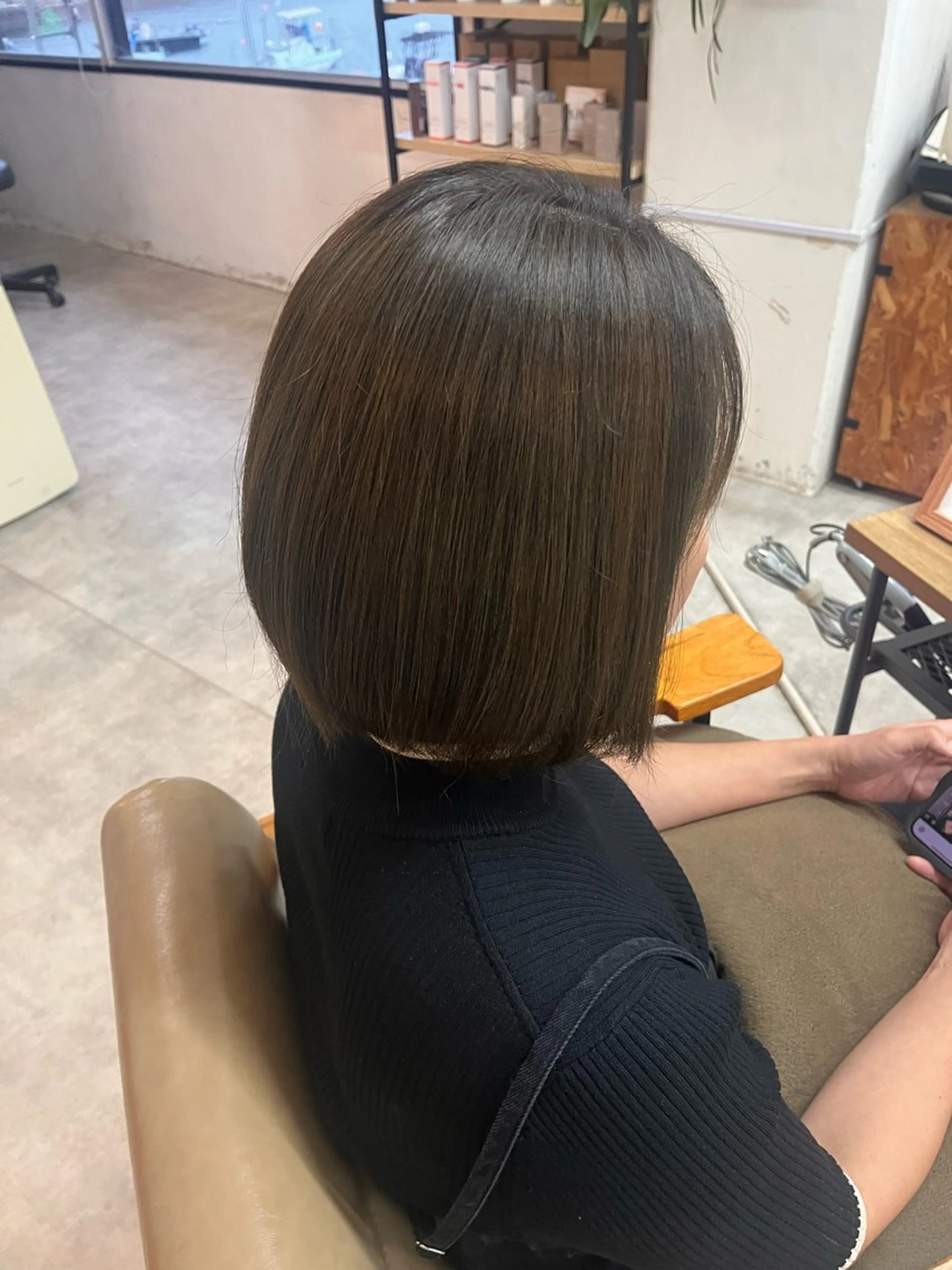 ミディアム カラー BATON.藤崎翔 /西大分/のヘアスタイル