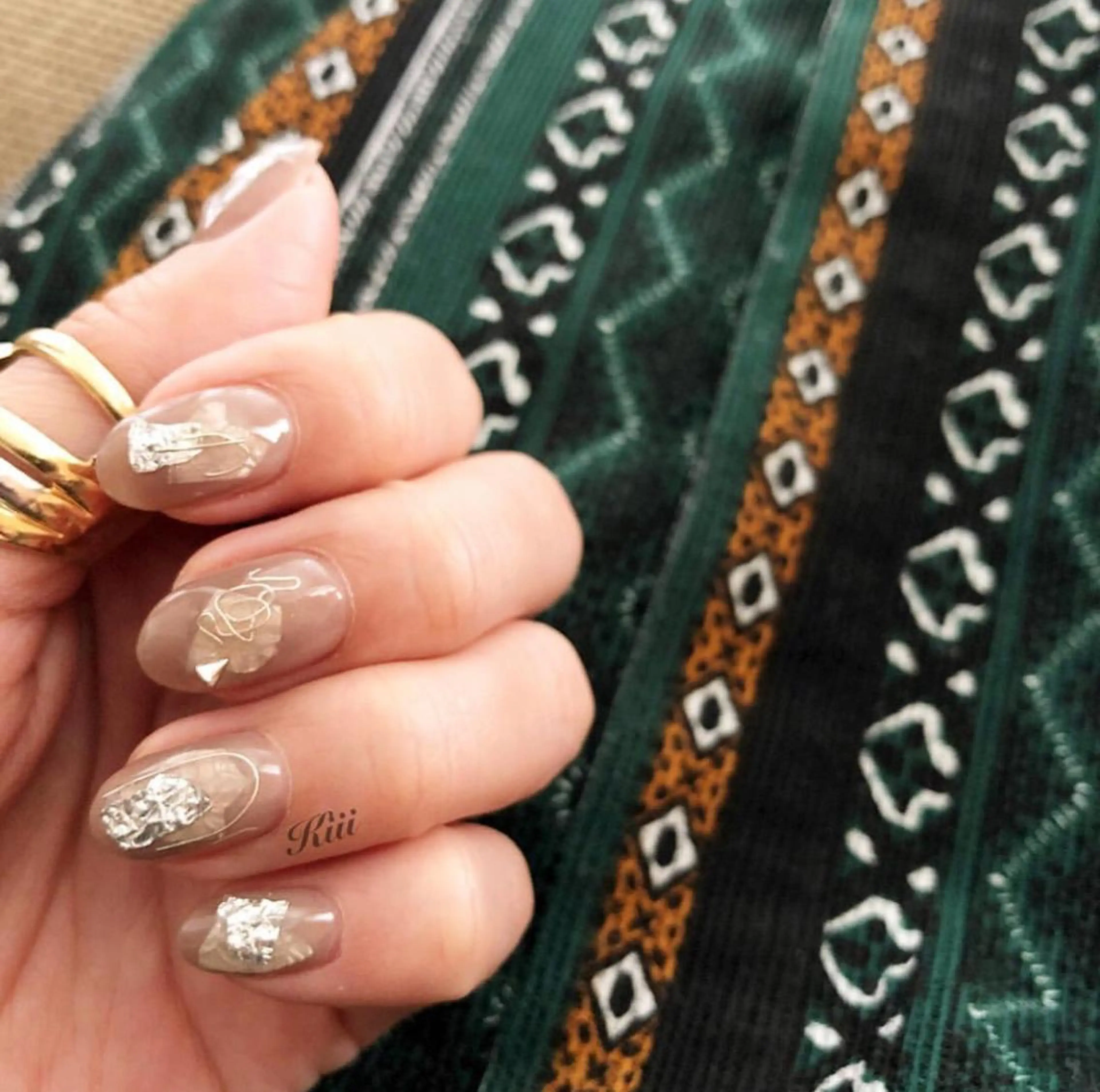 ネイル ハンドネイル フットネイル kiii.__ ✴︎*のネイルデザイン