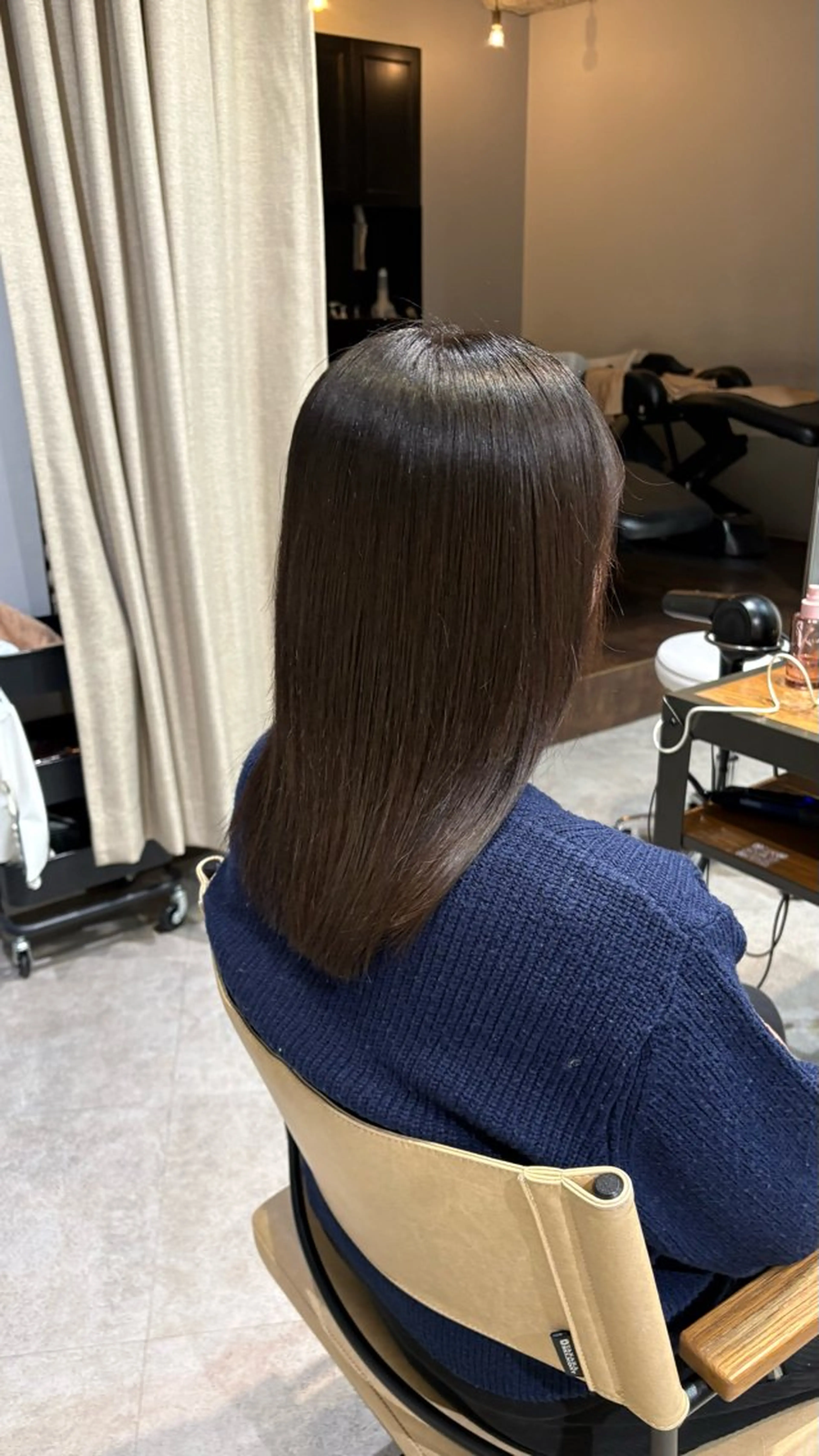 ミディアム 縮毛矯正モデル募集/ saeのヘアスタイル