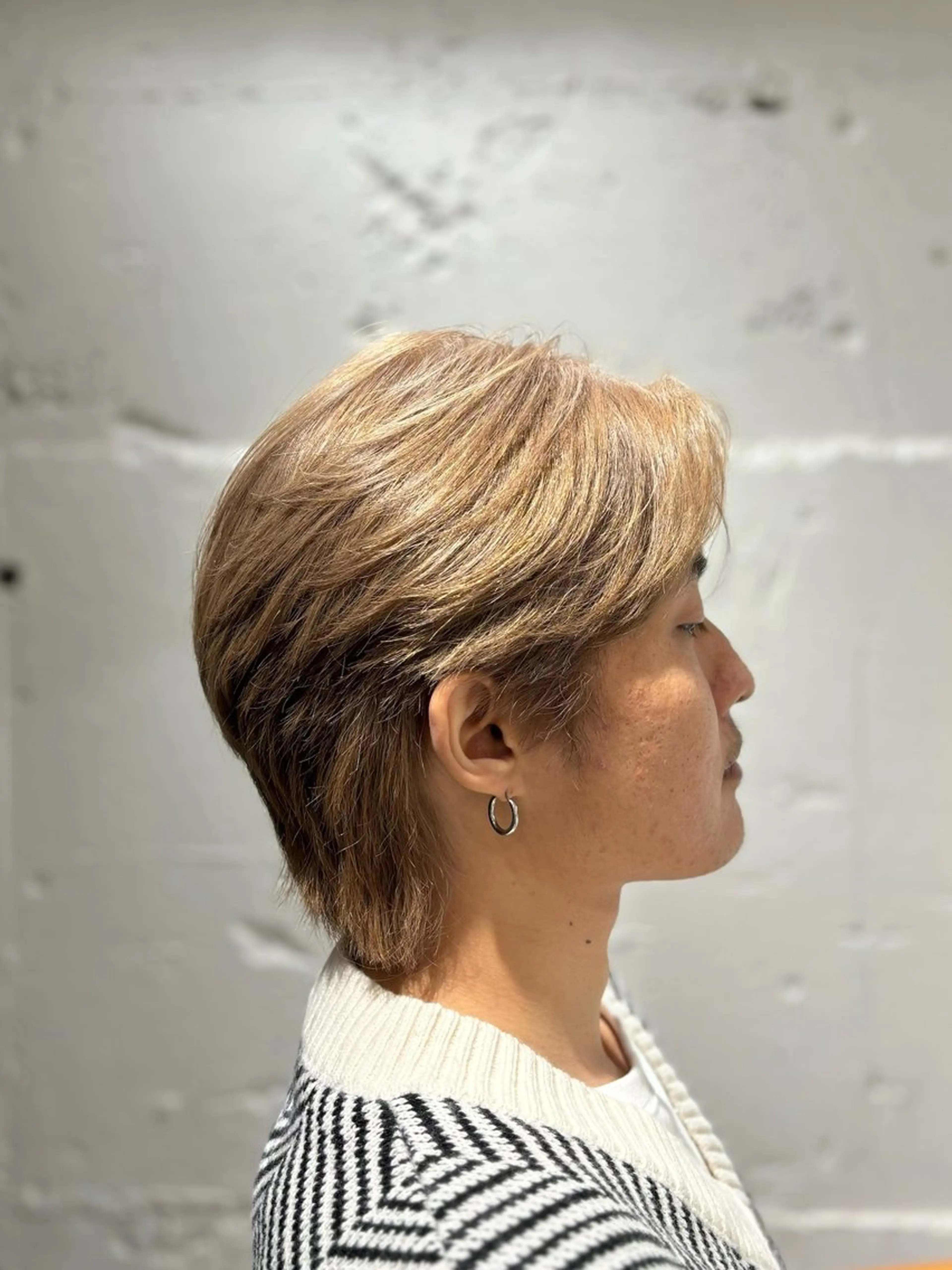 ショート パーマ メンズ カット パーマ 韓国メンズヘア/ ダウンパーマ/歩夢のヘアスタイル