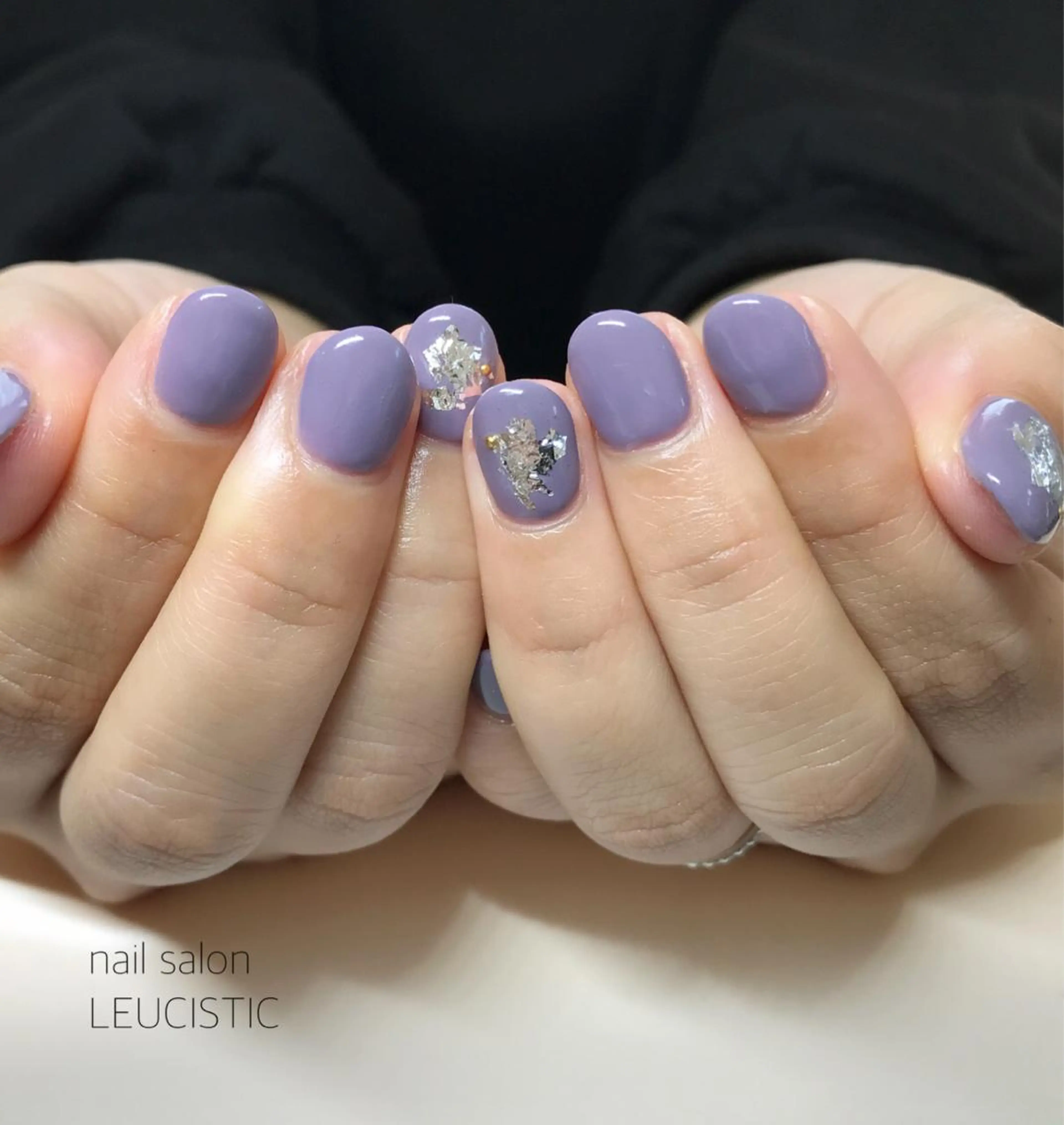 ネイル パープル シンプルネイル 美時雨・bishigure所属・美時雨 bishigureのエステ・リラクイメージ