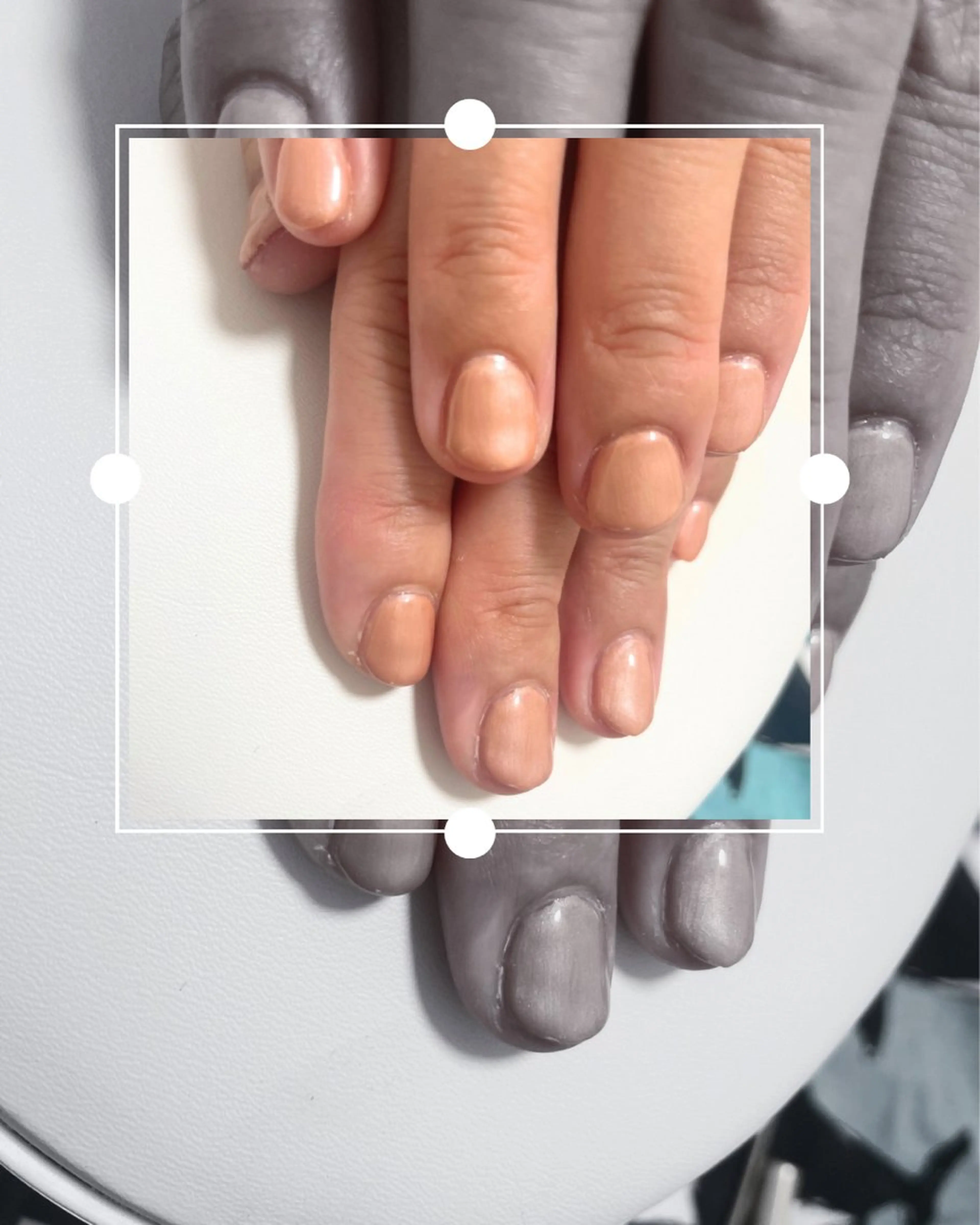 ネイル ブラウン ラメ(グリッター) ワンカラーネイル ハンドネイル Pertica💅 Eriのネイルデザイン