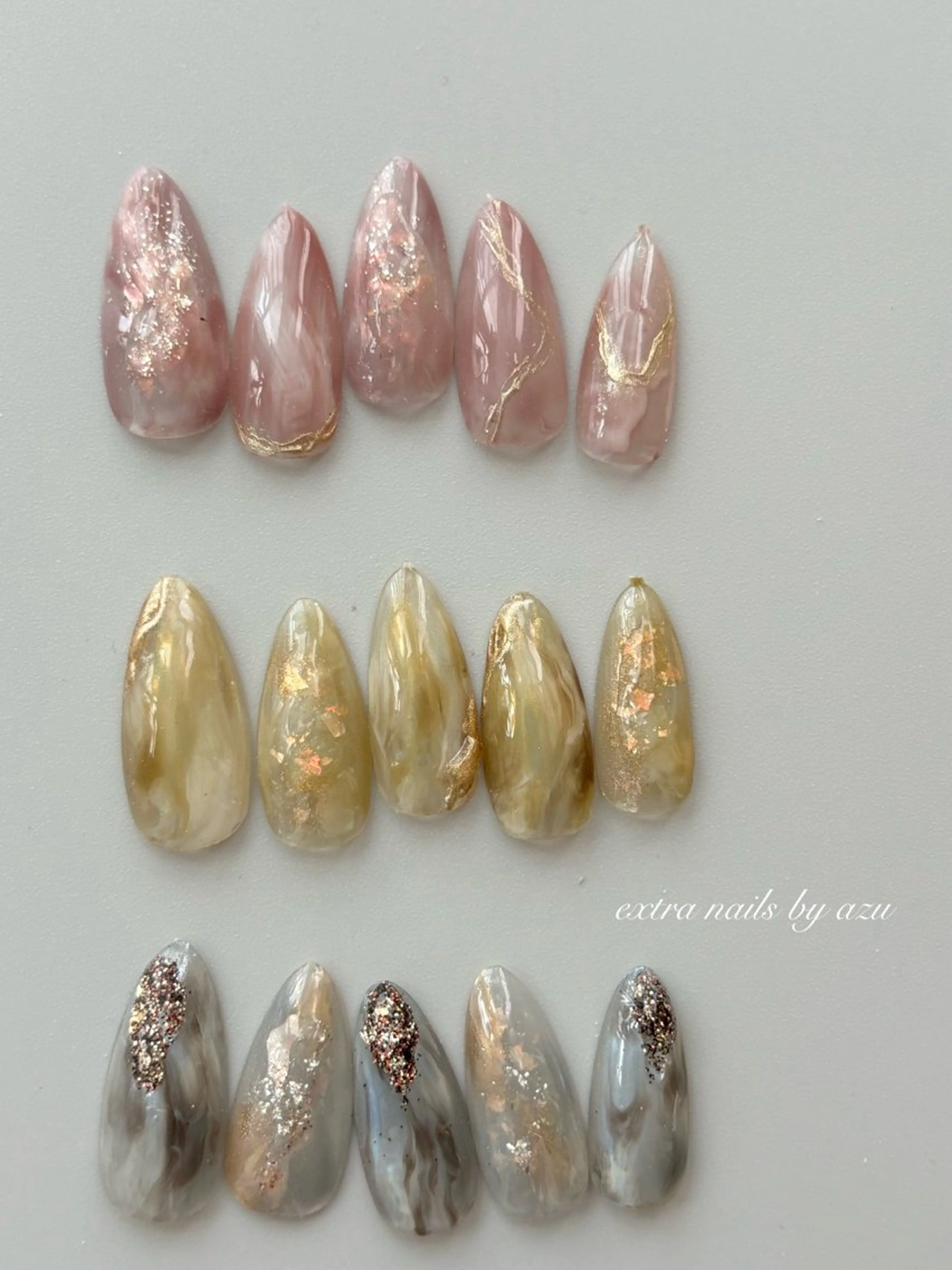 ネイル ニュアンスネイル ハンドネイル extranails ／lemellaのネイルデザイン