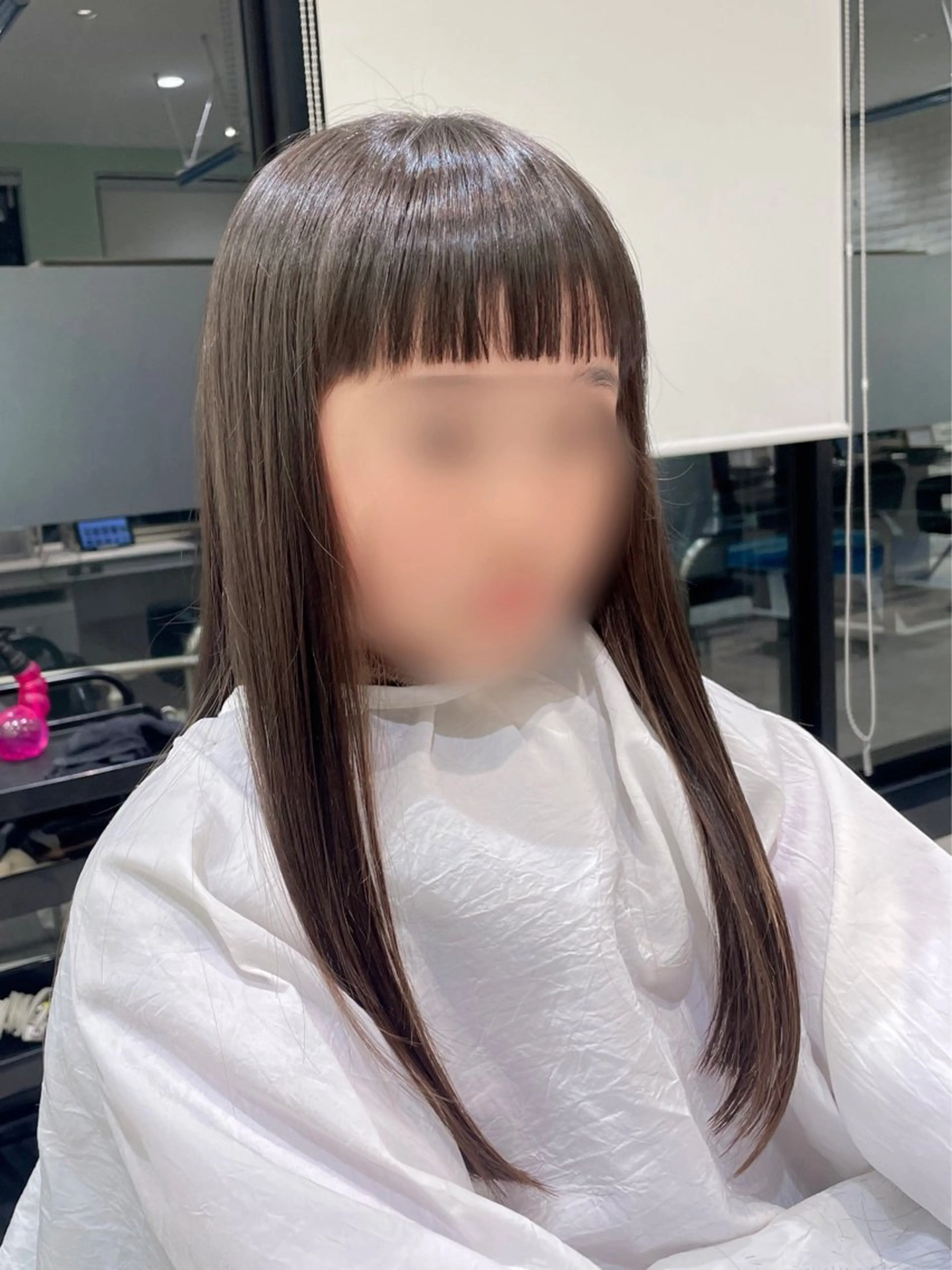 ロング ヘアアレンジ キッズ カット トリートメント ヘアセット パク・ボミン小野リエ 韓国ハーフ🦊のヘアスタイル