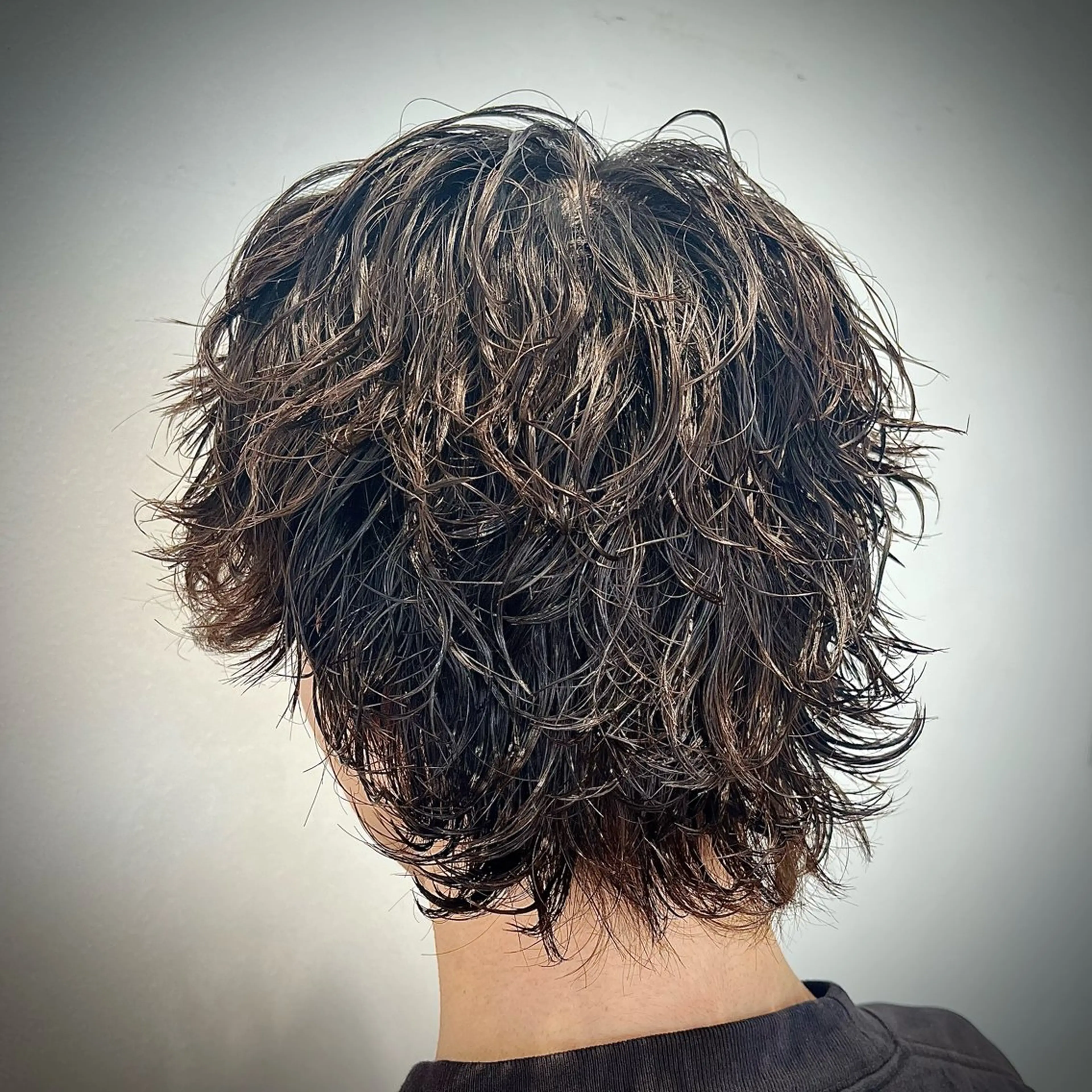 パーマ メンズ カット パーマ 🟦メンズ特化🟦 たかしま　あさひのヘアスタイル