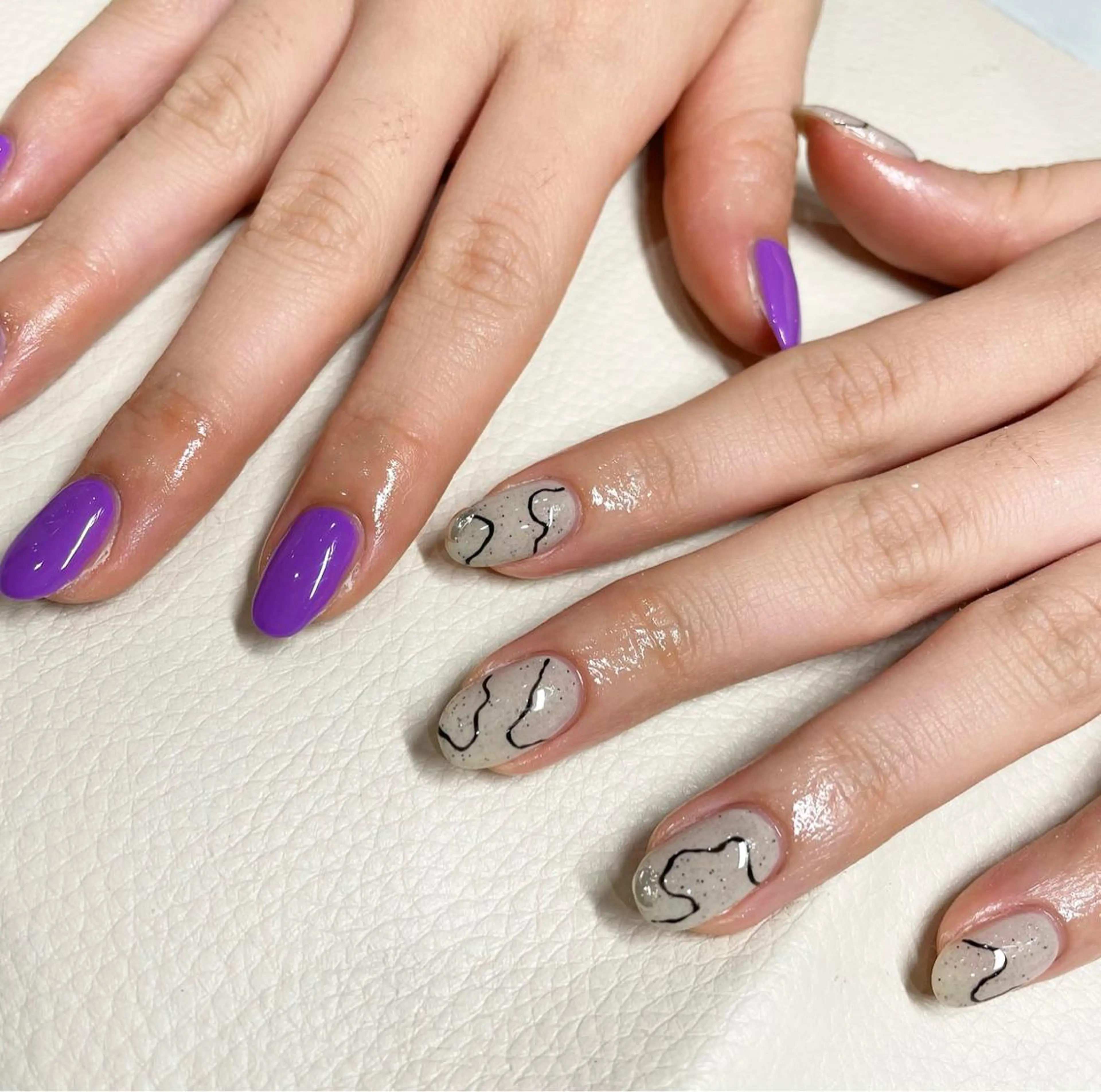 ネイル 持ち込み 鈴木 華乃のネイルデザイン