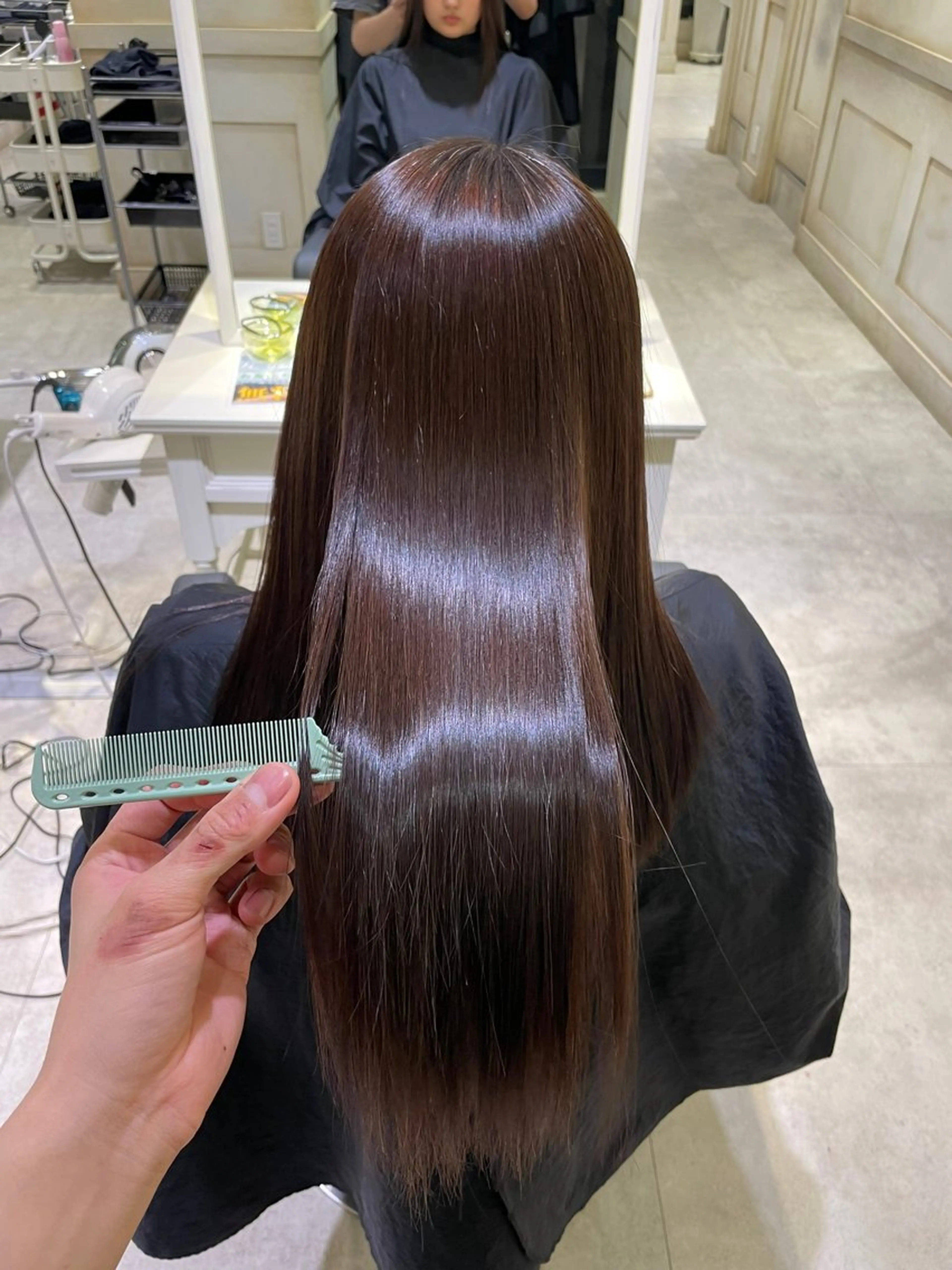 ロング カット 縮毛矯正 トリートメント 🟠髪質改善縮毛矯正 YUTO🟠のヘアスタイル