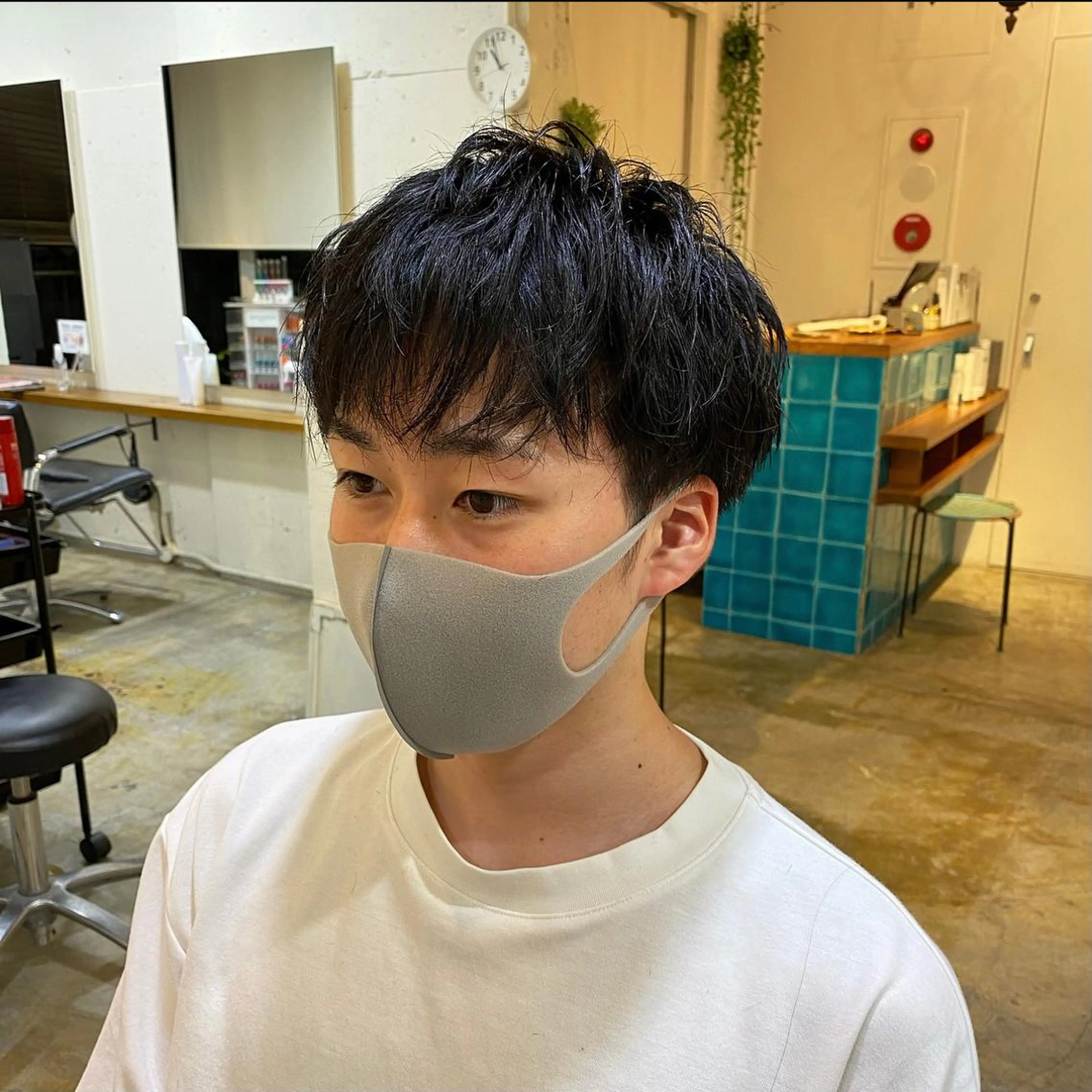 ショート メンズ マッシュ ショートヘア JINKIメンズ特化 メンズカットパーマのヘアスタイル