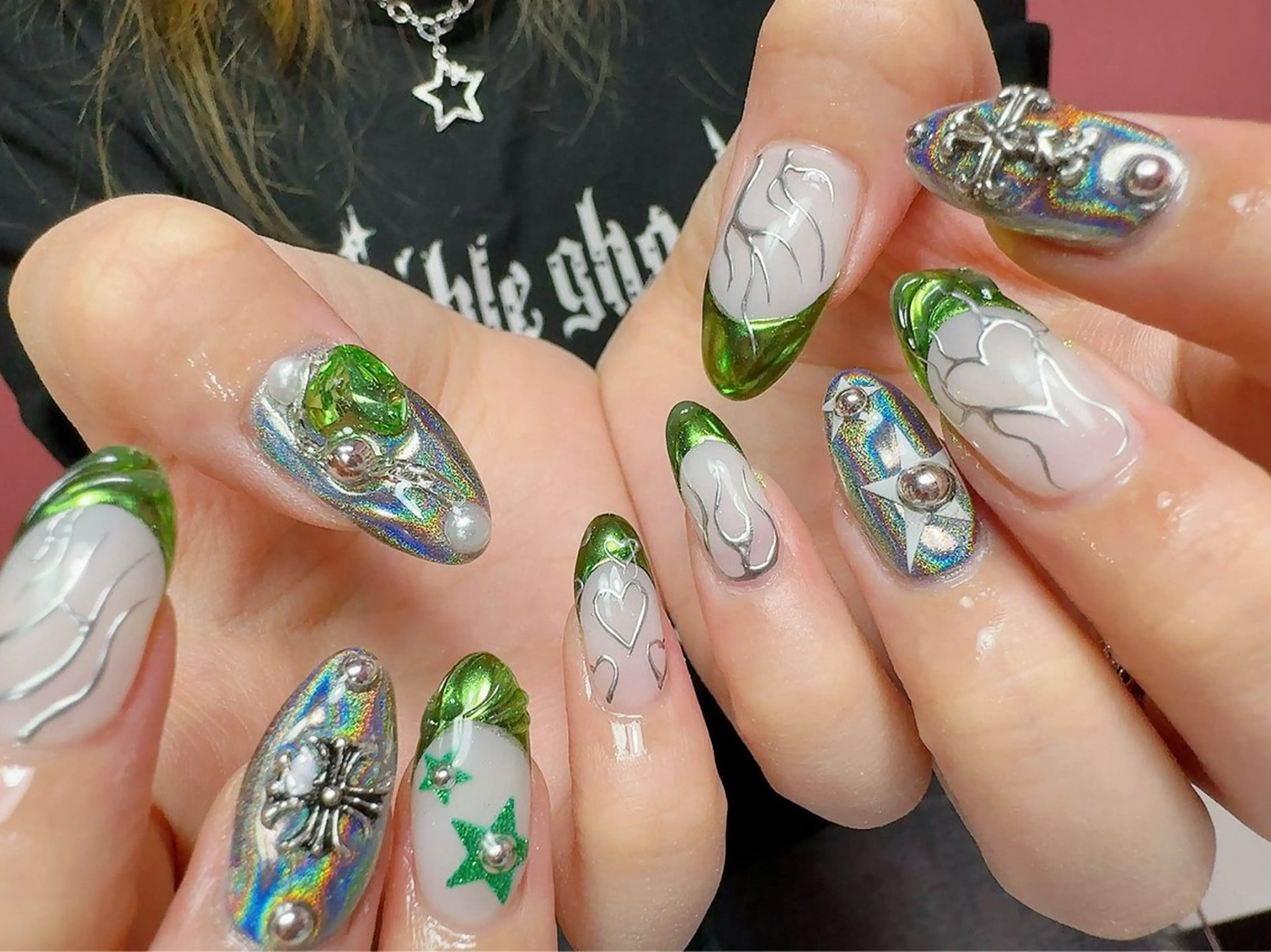 ネイル ハンドネイル Nail Atelier IamI所属・アイアムアイ 大村磨衣のネイルデザイン