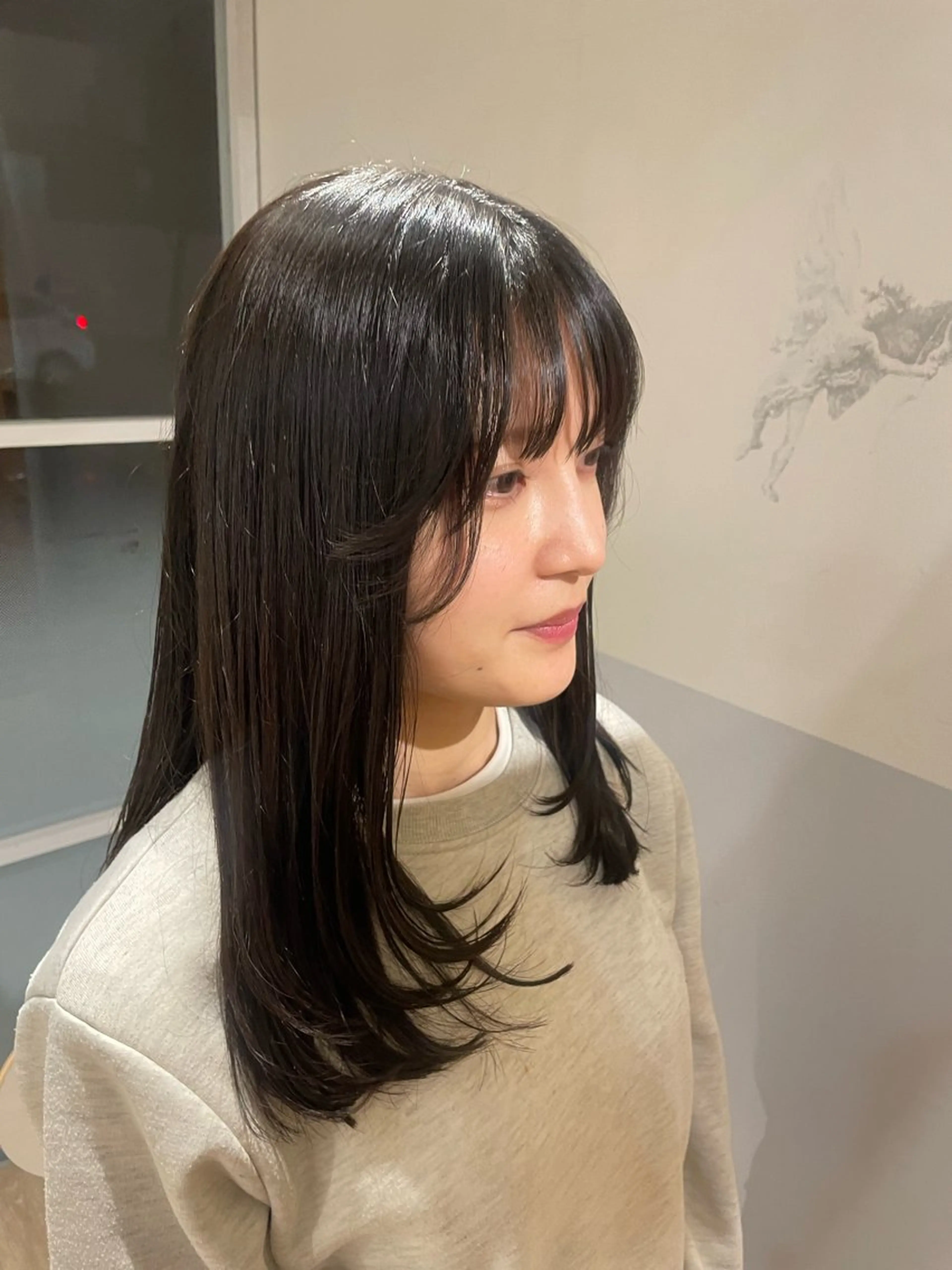 ロング レイヤーカット efesto大槻 由菜のヘアスタイル
