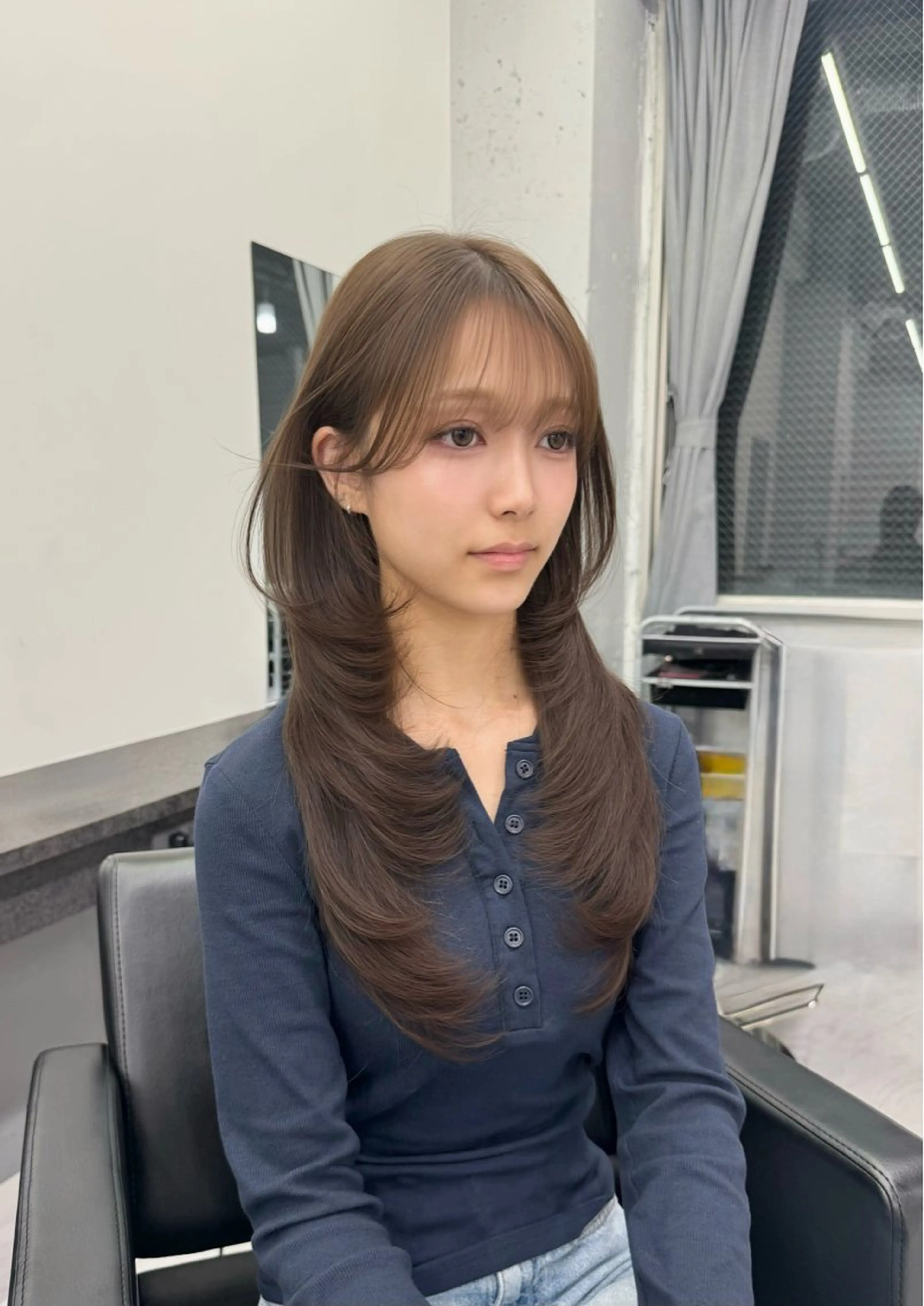 ロング カット ヘアカラー トリートメント レイヤー・ブリーチ kiyotoshiのヘアスタイル