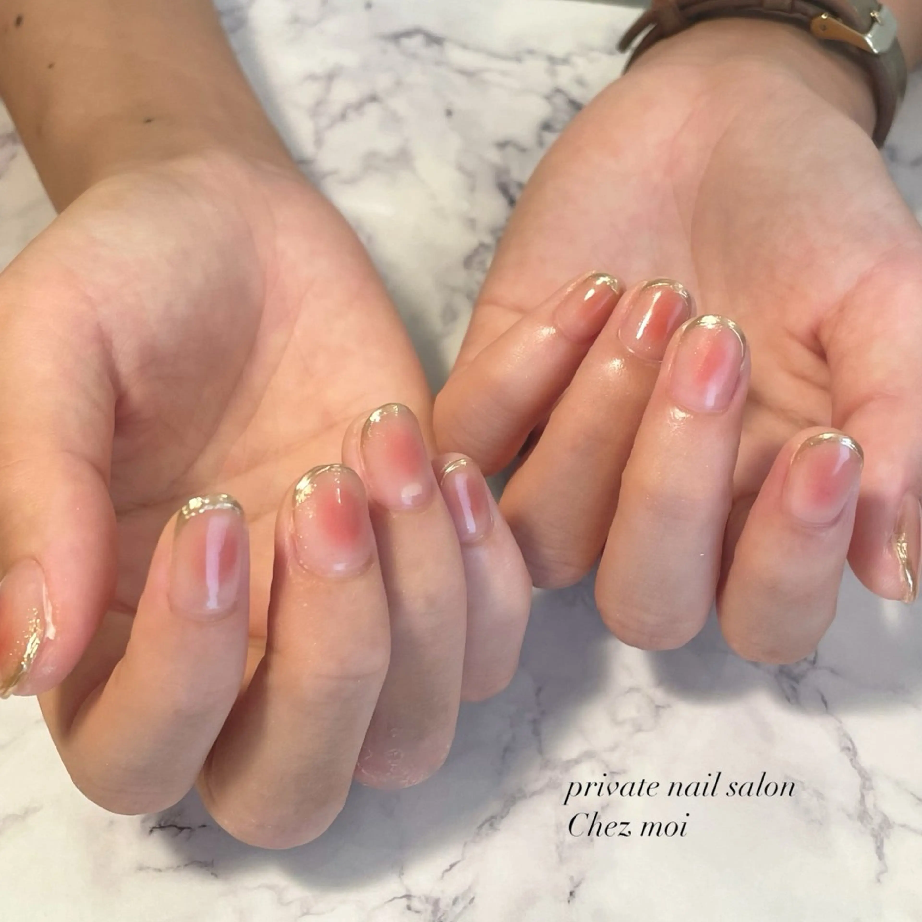 ネイル チークネイル KOMINE TOMOKOのネイルデザイン