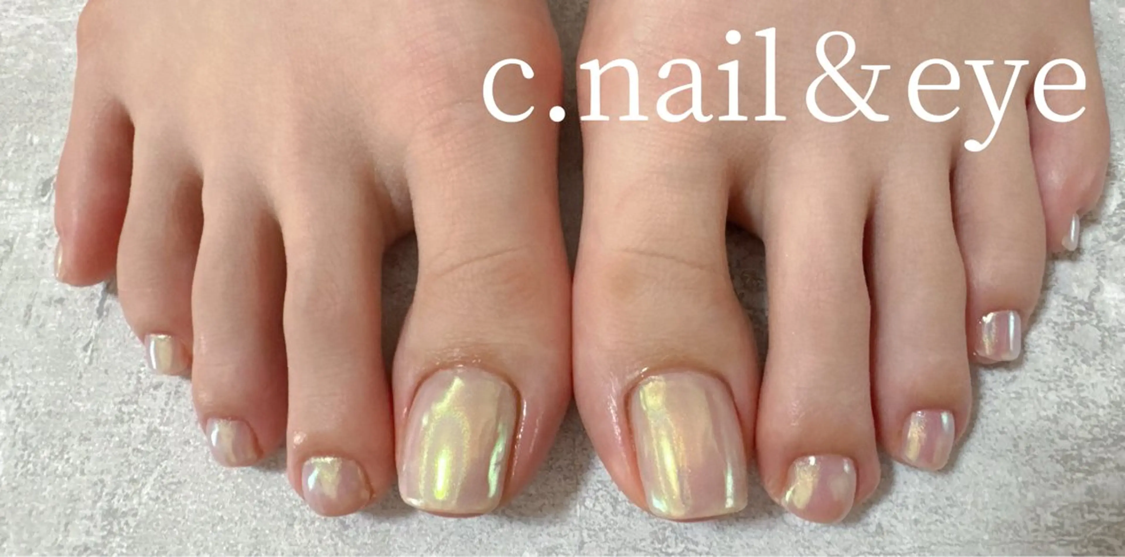 ネイル フラッシュネイル フットネイル 氷ネイル・うるうるネイル マグネットネイル ミラーネイル フットネイル C.Nail&EYE RINAのネイルデザイン