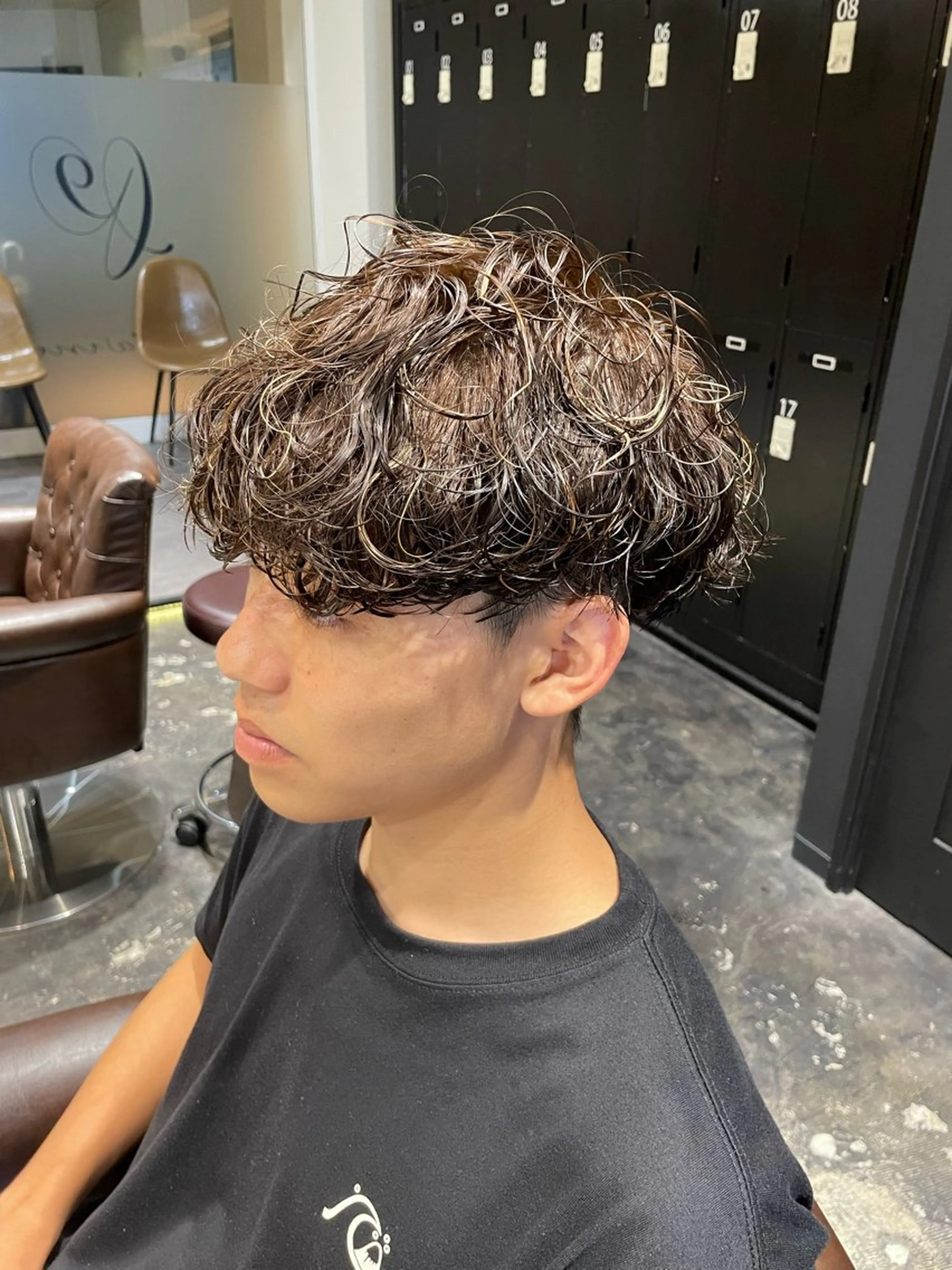 パーマ メンズ メンズパーマ 波巻きパーマ スパイラルパーマ カット パーマ 💈メンズ職人 ルキト💈のヘアスタイル