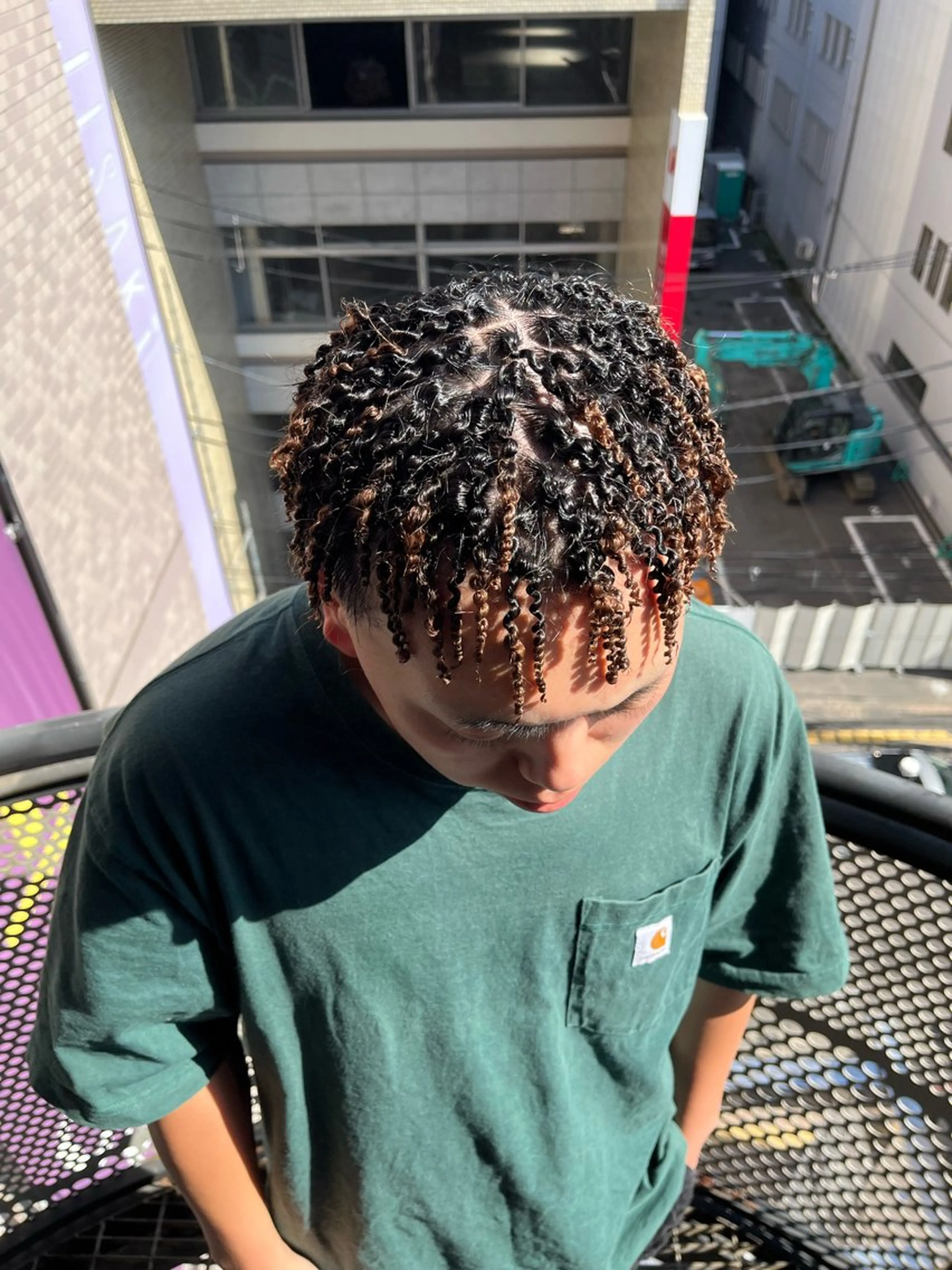 ショート パーマ メンズ Utata literie所属・嵯峨 大地/パーマ/ ハード系/特殊系のヘアスタイル