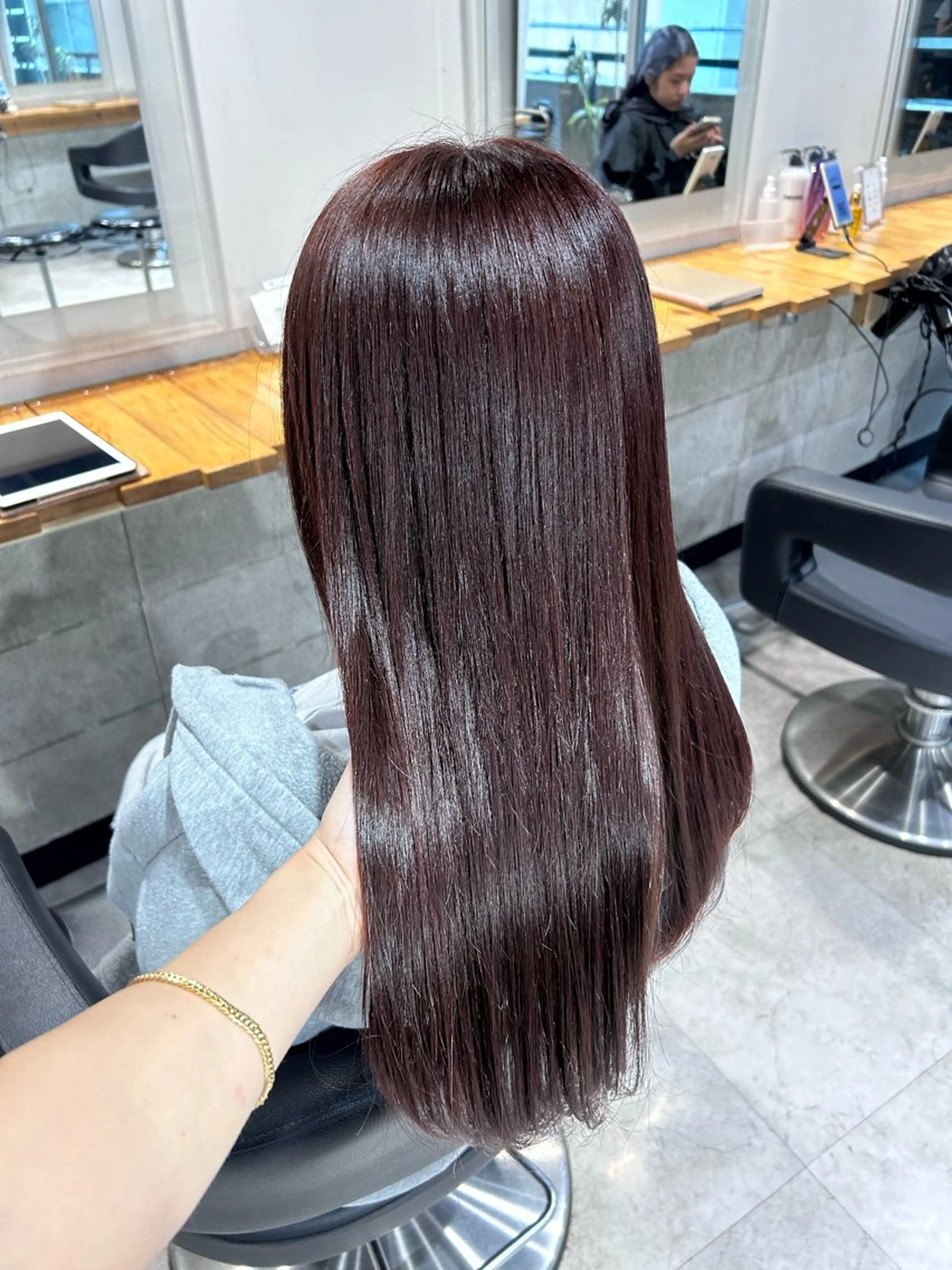 ロング ヘアカラー トリートメント ヘッドスパ 韓国Style♡ Nanami🇰🇷のヘアスタイル