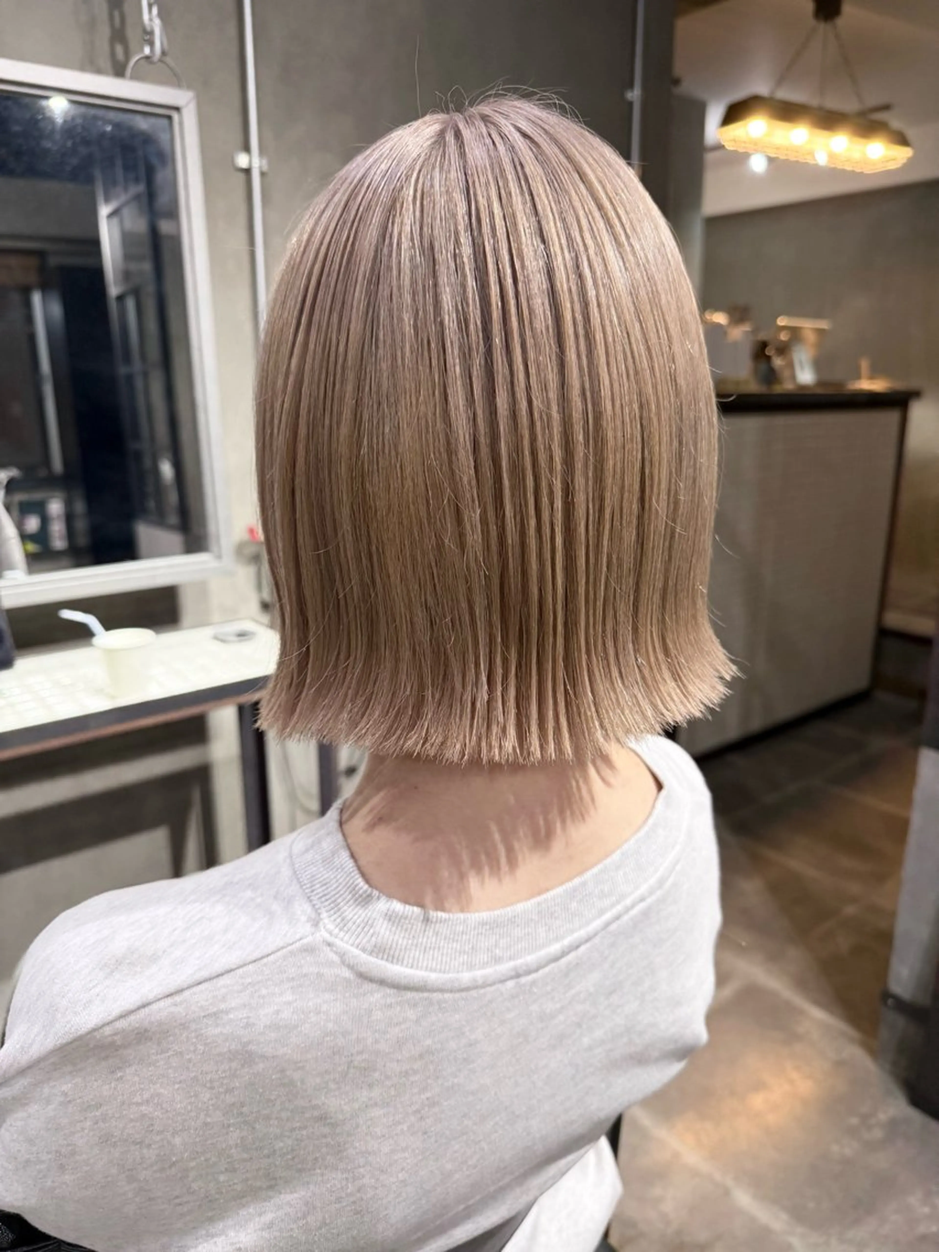 ショート カット ヘアカラー トリートメント LeAng所属・佐伯 桃のヘアスタイル