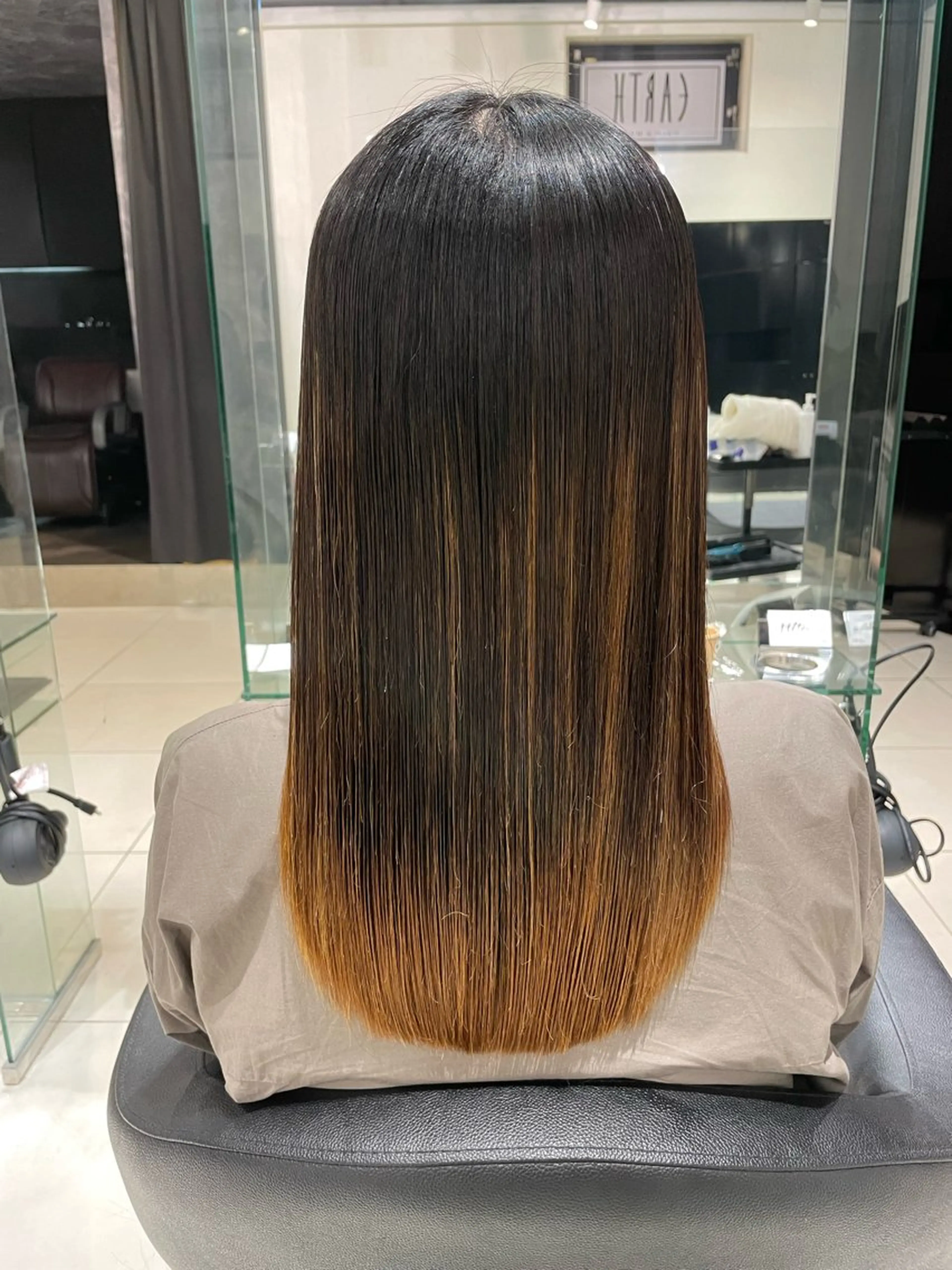 カット 縮毛矯正 ulu 【ウル】 山田青空のヘアスタイル