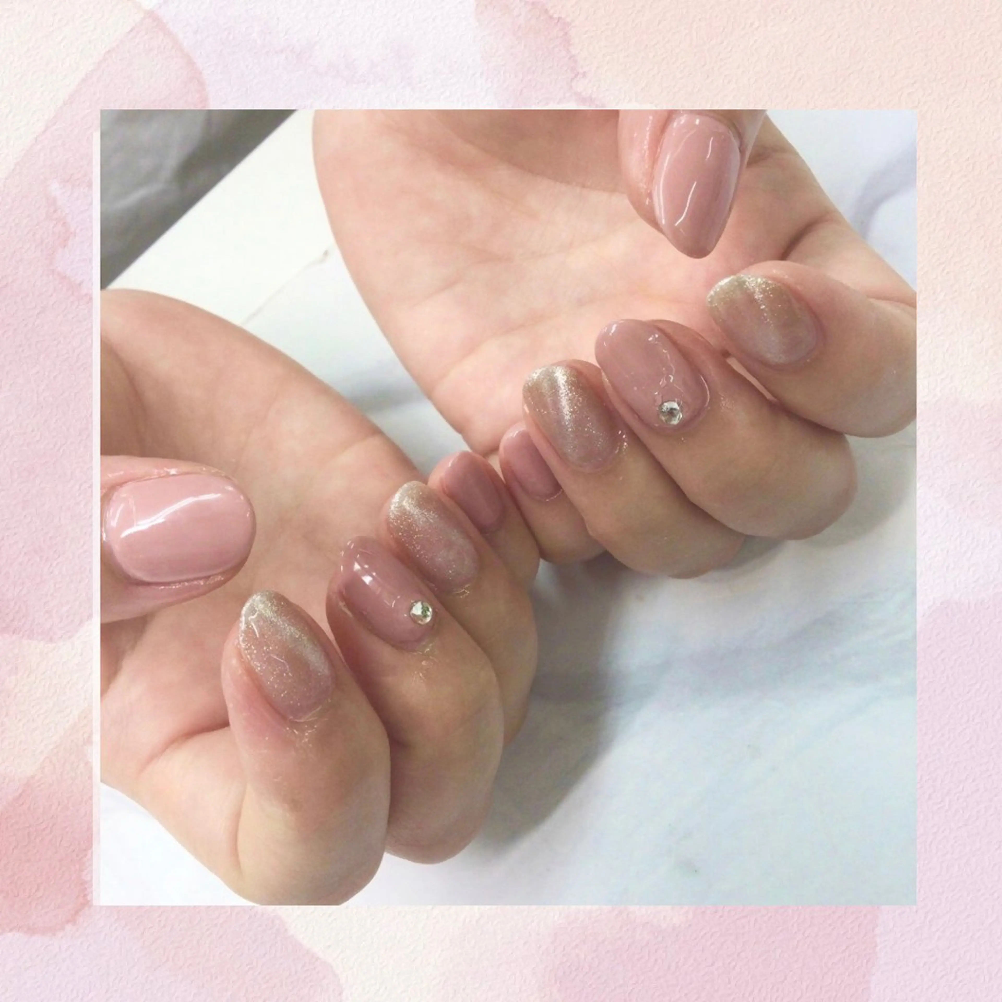 ネイル ワンカラーネイル Eye& NailDayのネイルデザイン