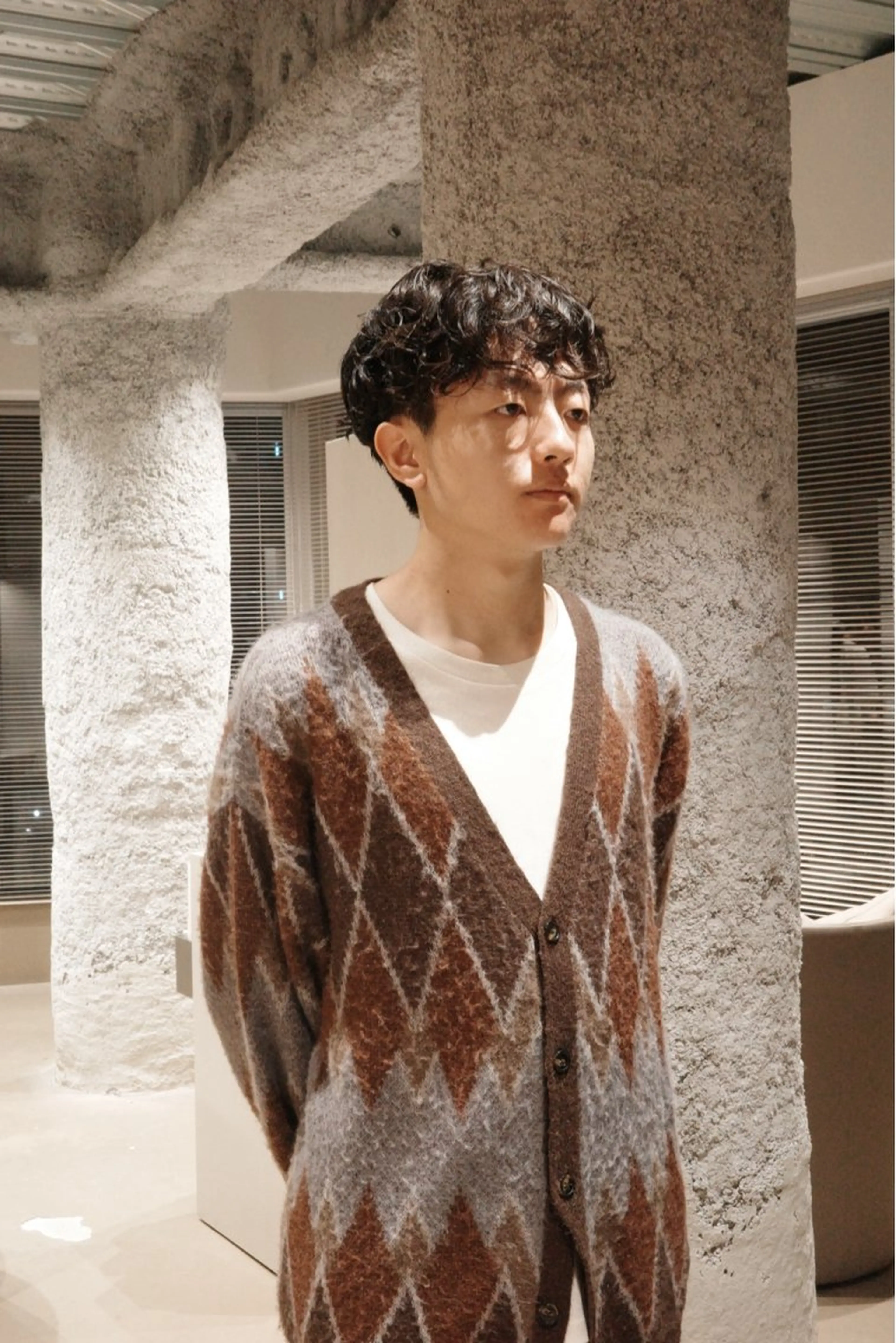 パーマ メンズ 未 来カットモデル無料のヘアスタイル