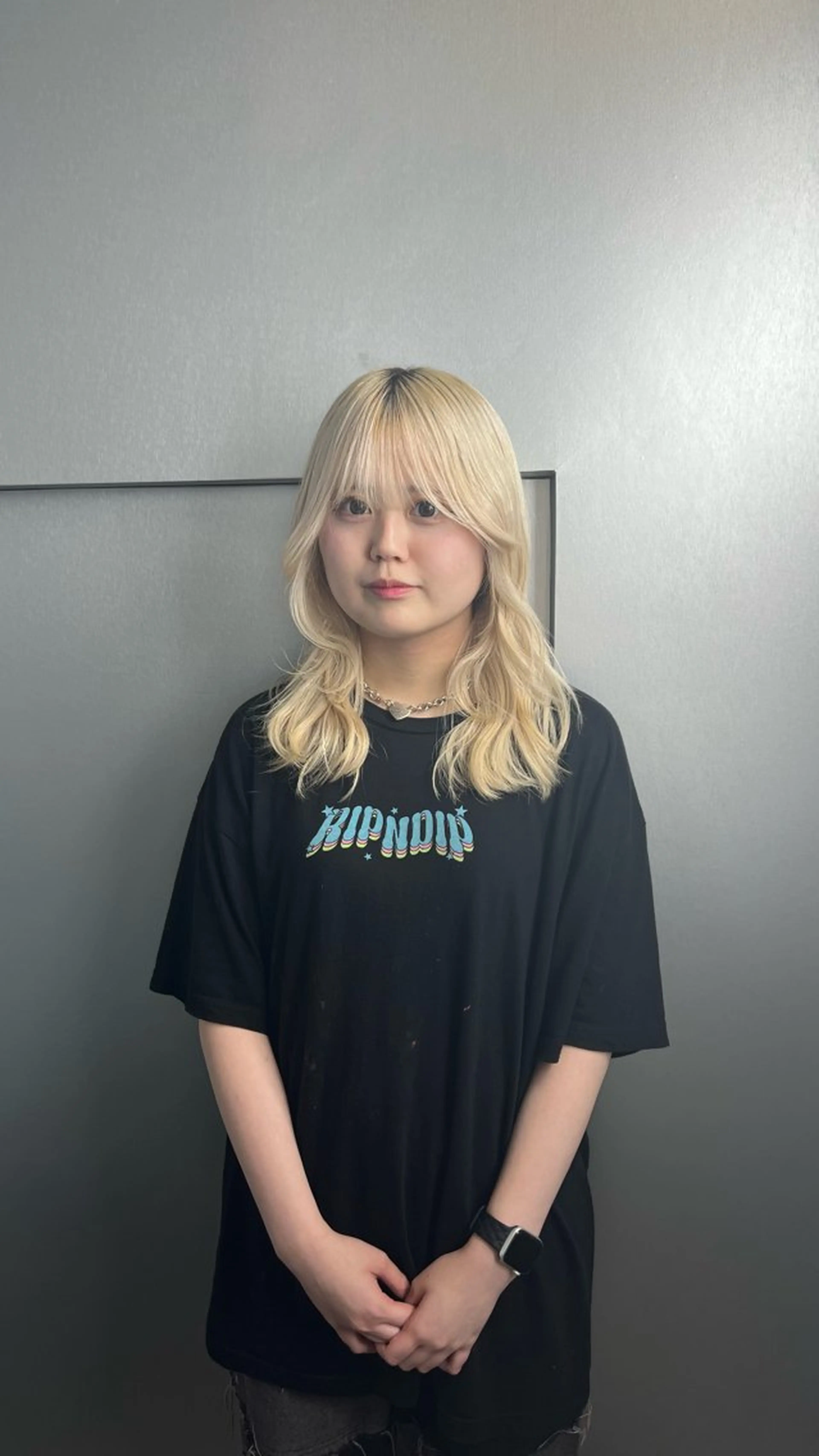 ミディアム 韓国風ヘア レイヤーカット 韓国風艶カラー 🇰🇷🩶/REIのヘアスタイル