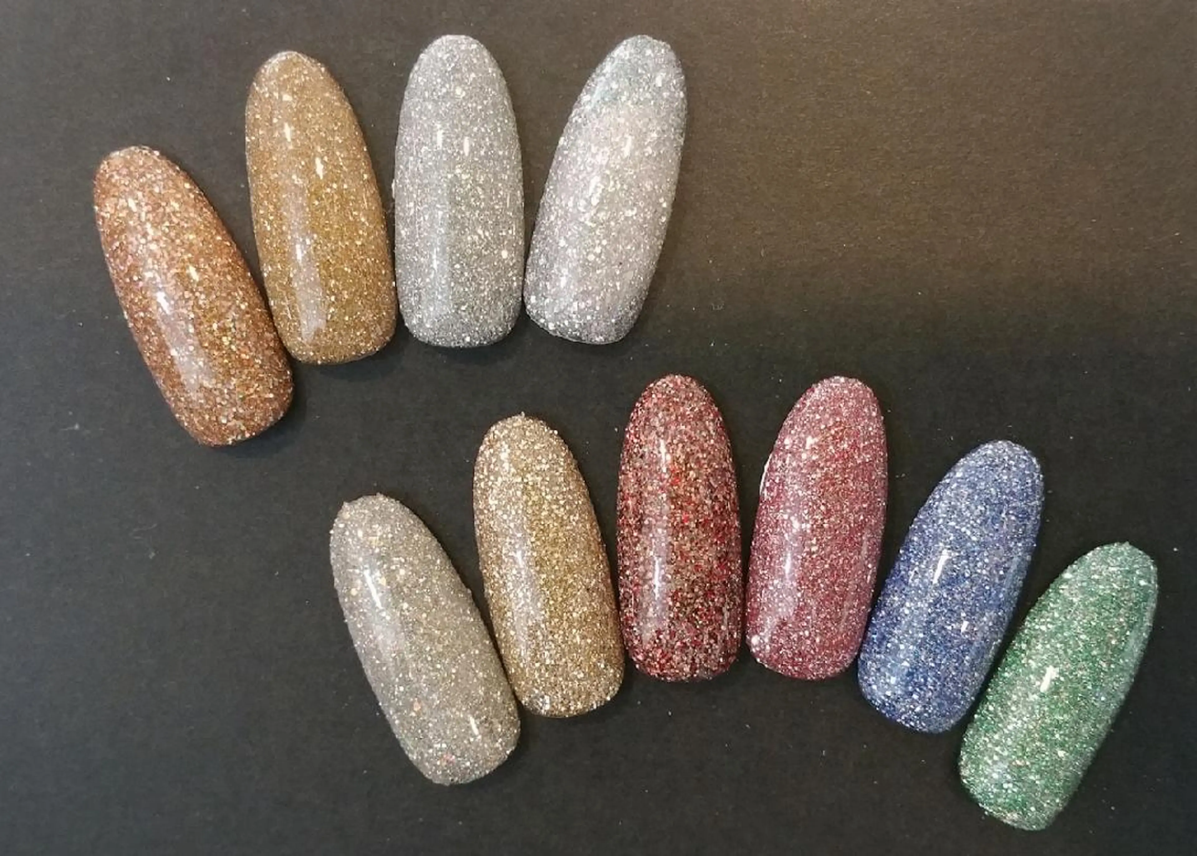 ネイル フラッシュネイル ラメ(グリッター) 柴田 彩のネイルデザイン