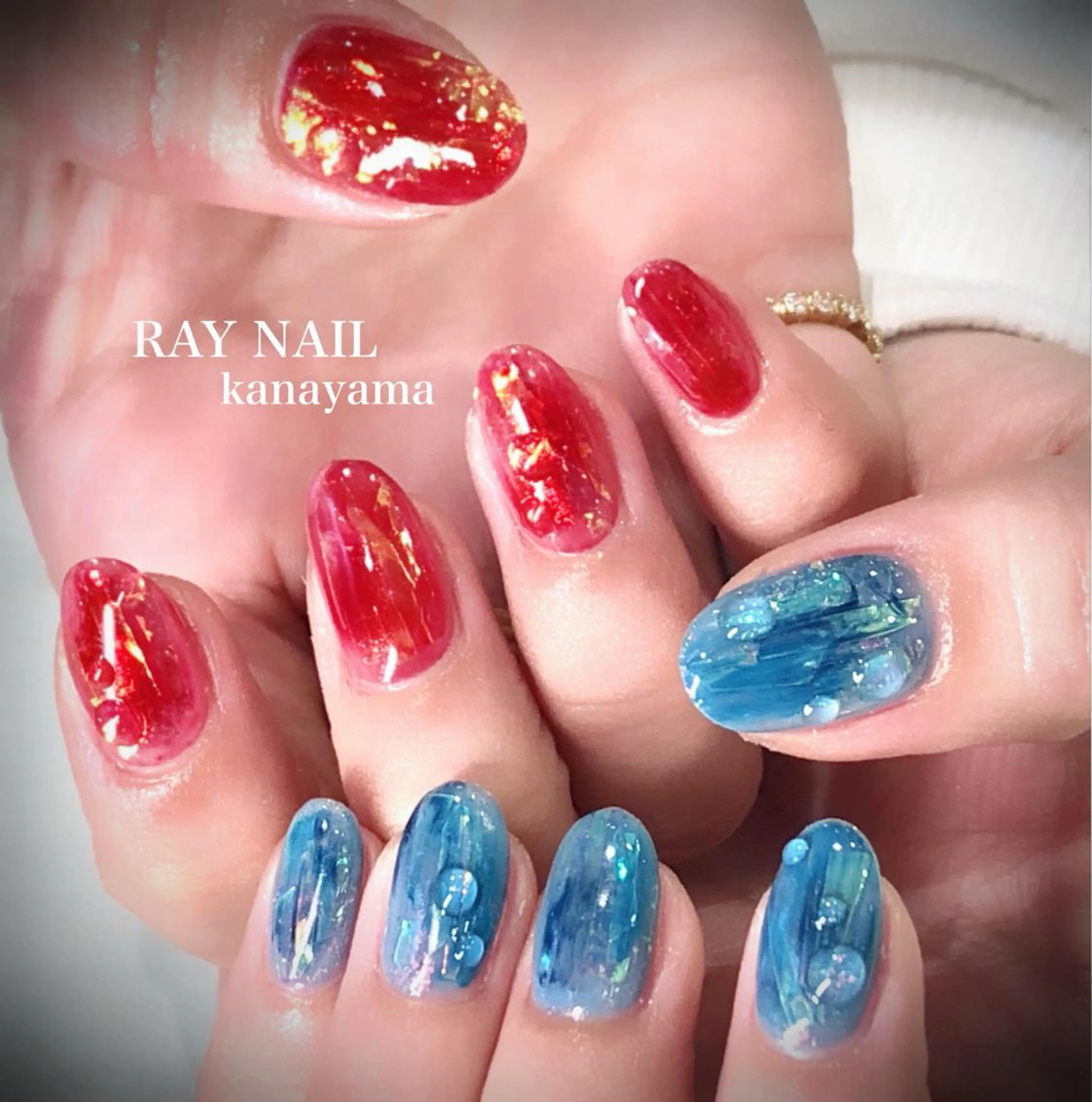 ネイル ニュアンスネイル Arowa 伊田のネイルデザイン