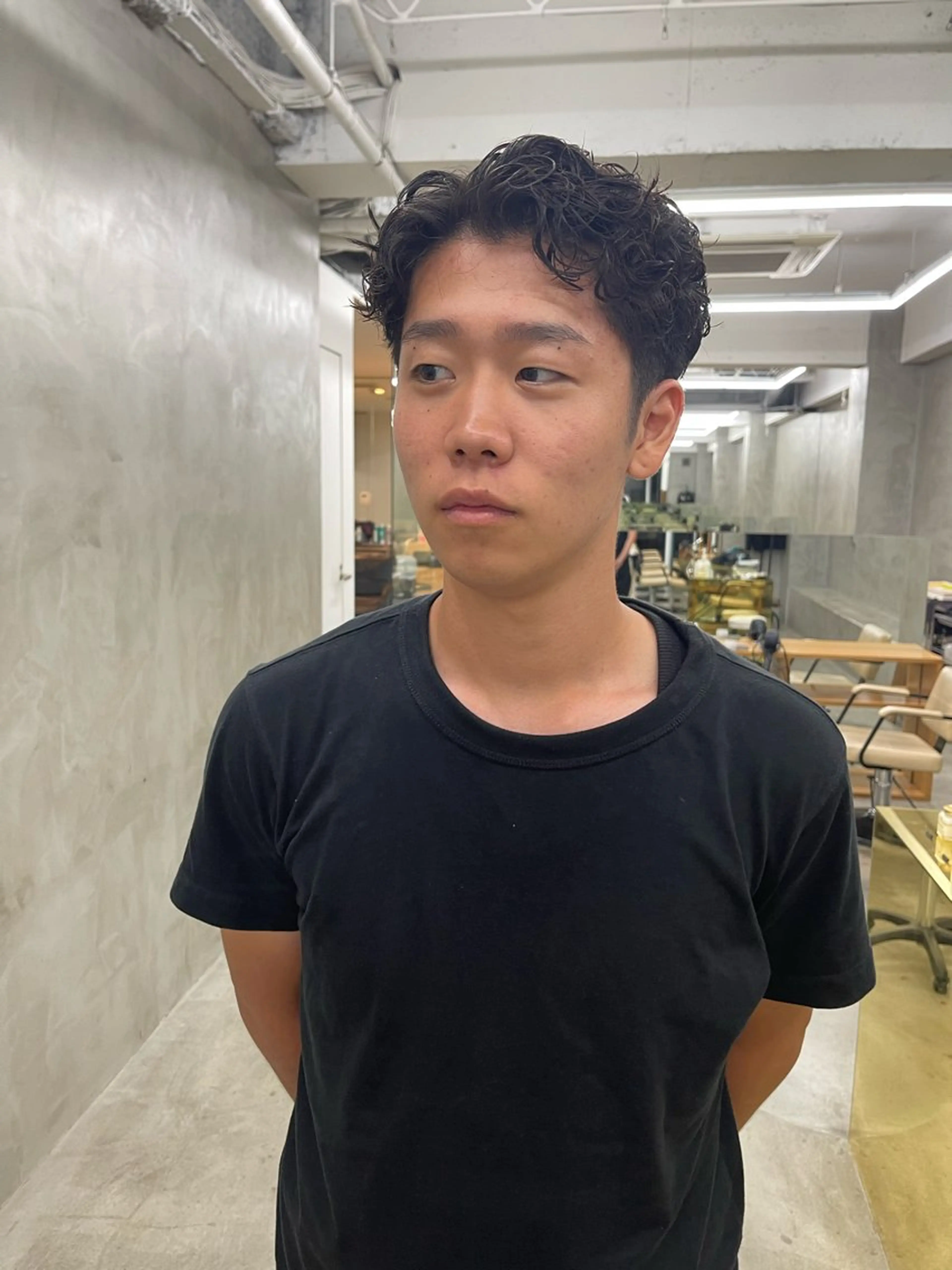 パーマ メンズ メンズカット パーマ[佐橋]のヘアスタイル