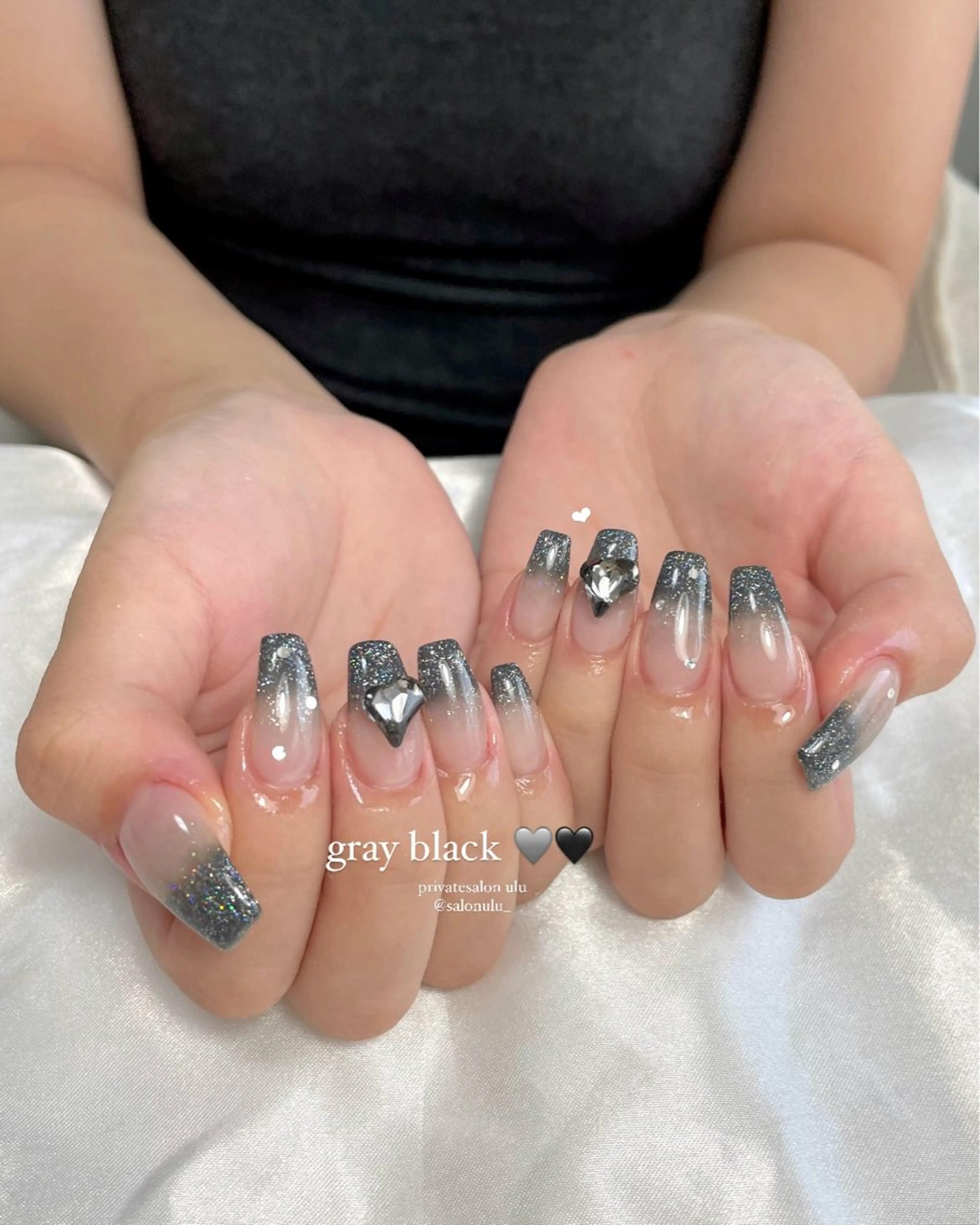 ネイル ラメ(グリッター) ハンドネイル private salon uluのネイルデザイン