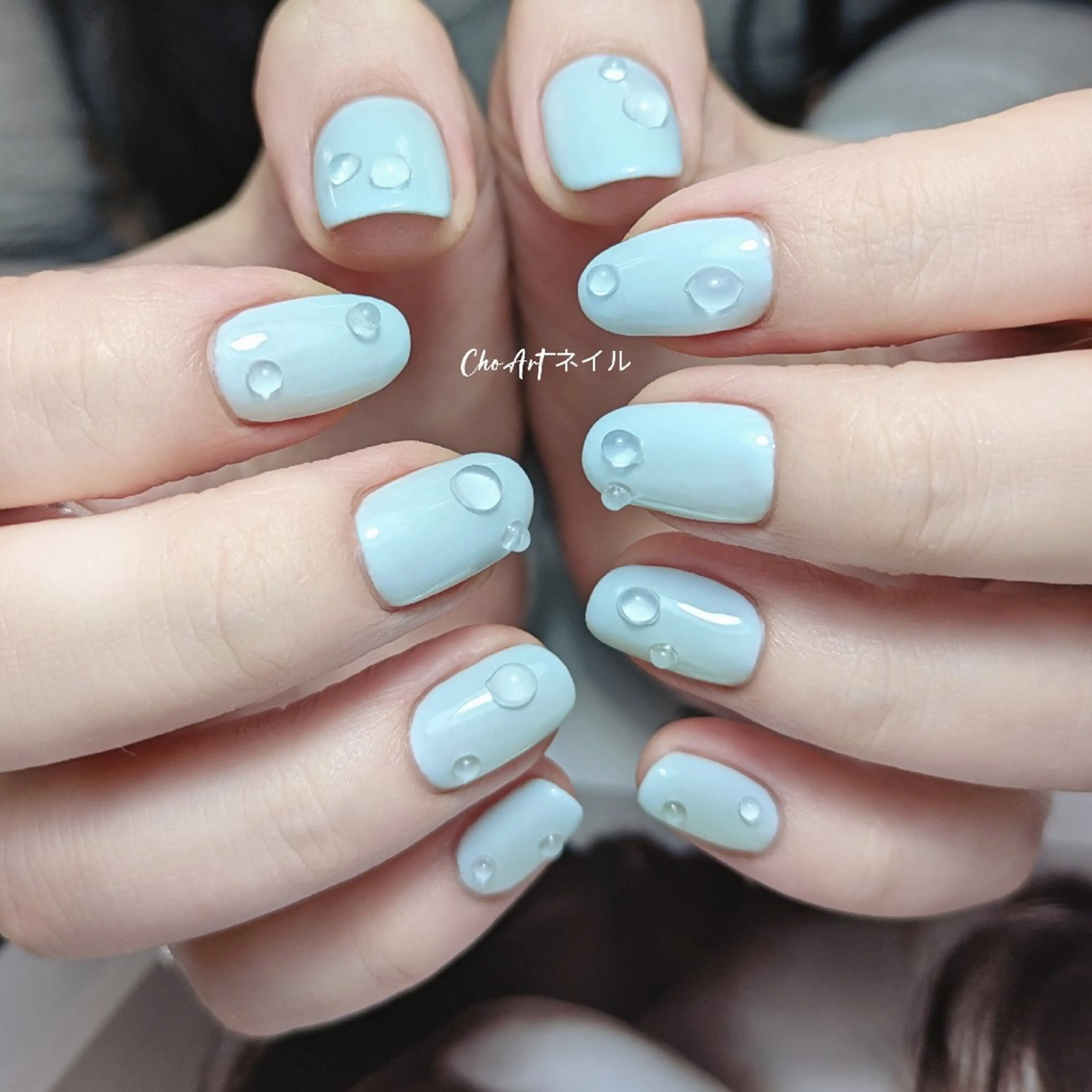 ネイル アートネイル ドット キラキラネイル ラメ(グリッター) マグネットネイル Cho Artネイル所属・ronronne .のネイルデザイン
