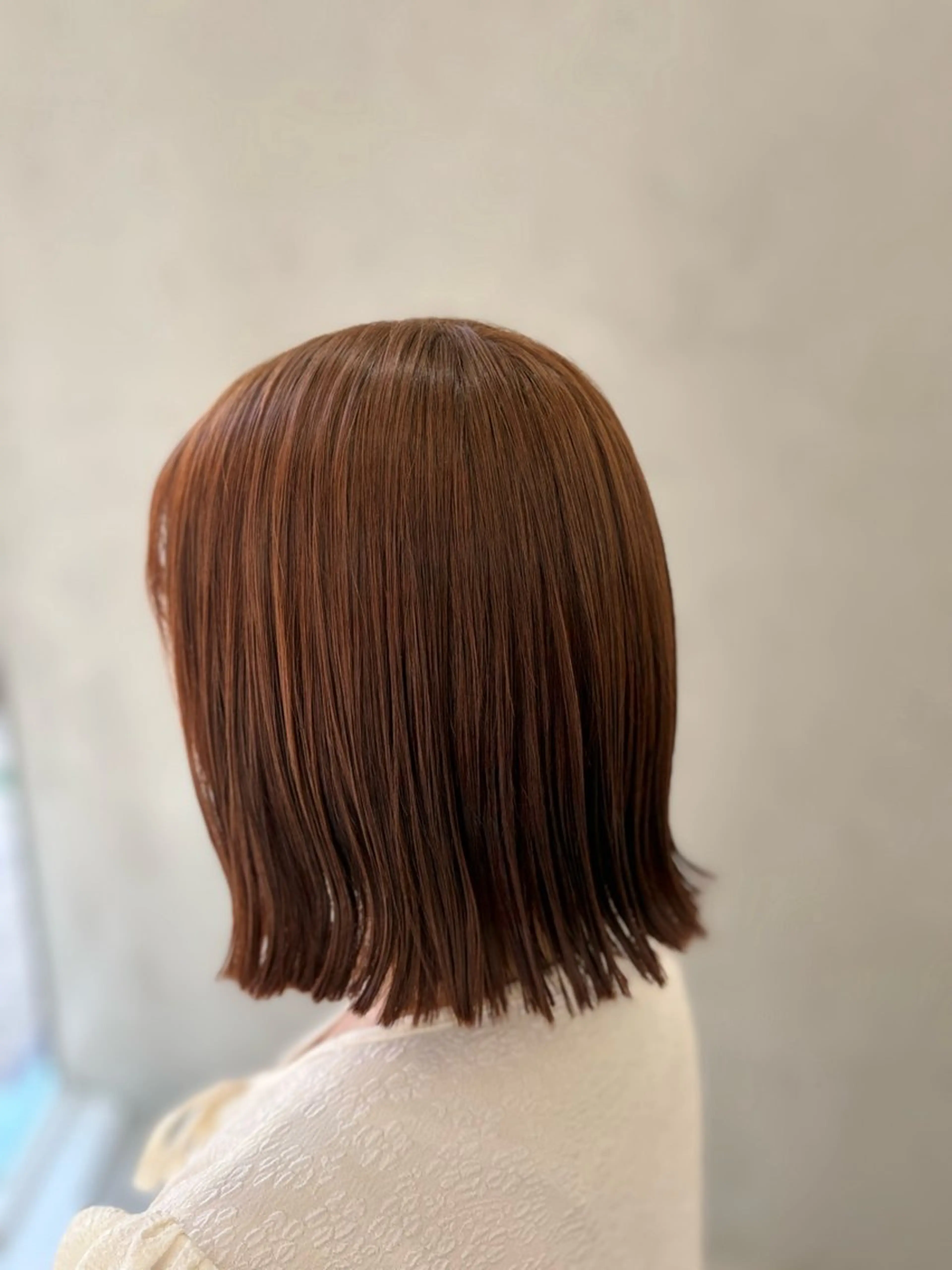 ミディアム カラー カット ヘアカラー ブリーチなし透明感 カラー✨横山 佳希のヘアスタイル
