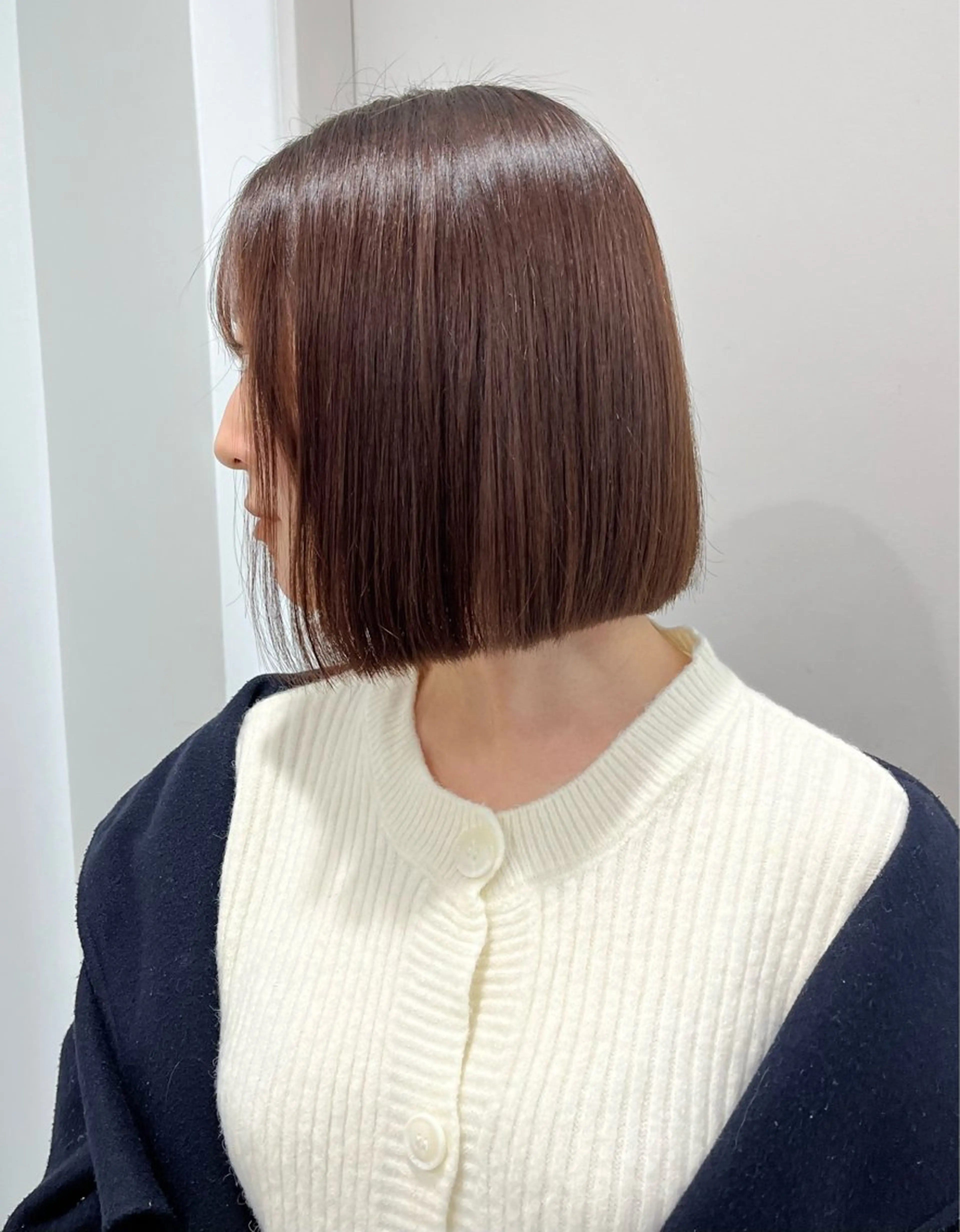 ショート ボブ 縮毛矯正/ハイトーン /パーマ/前原汐🎐のヘアスタイル