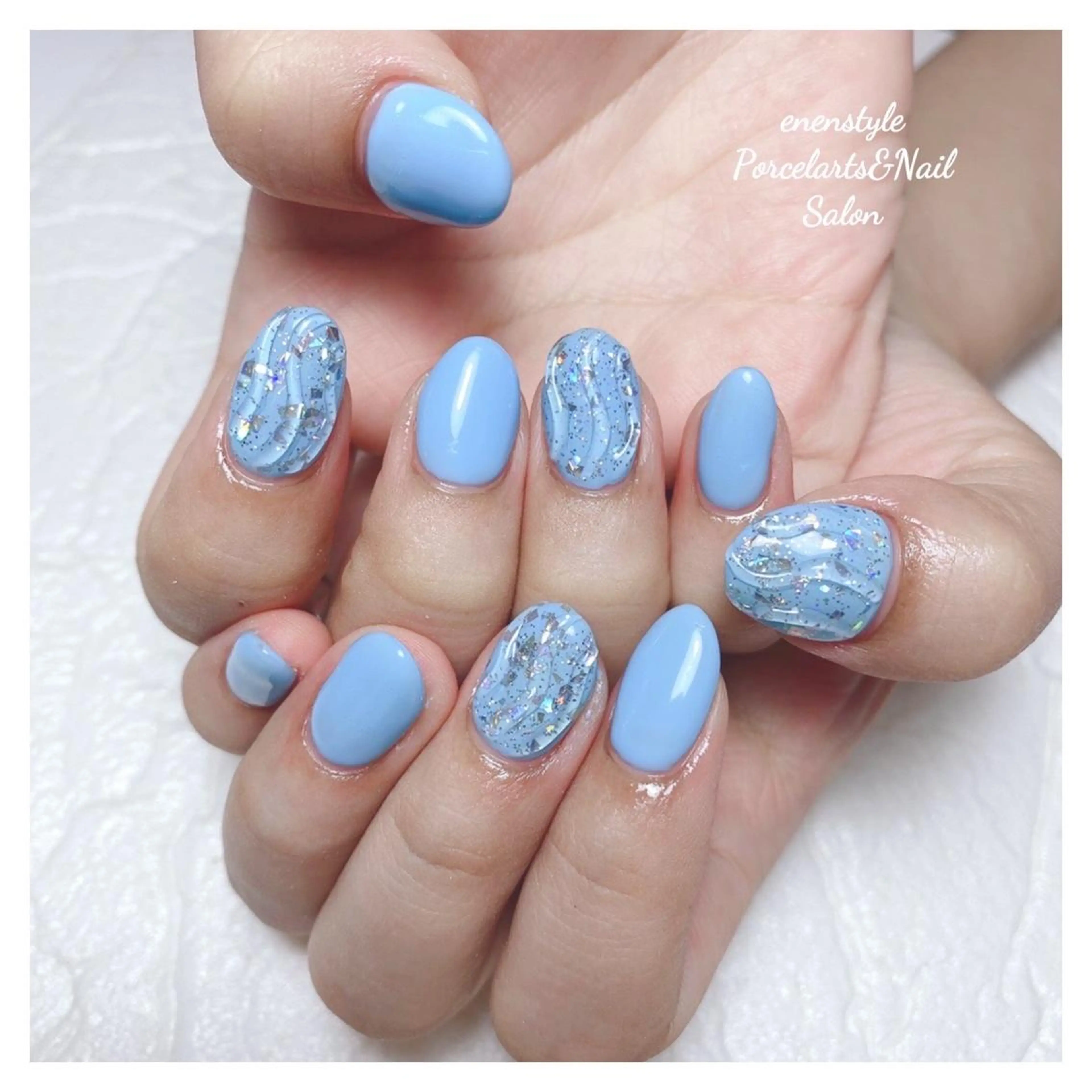 ミディアム ネイル 👑enen style👑のネイルデザイン