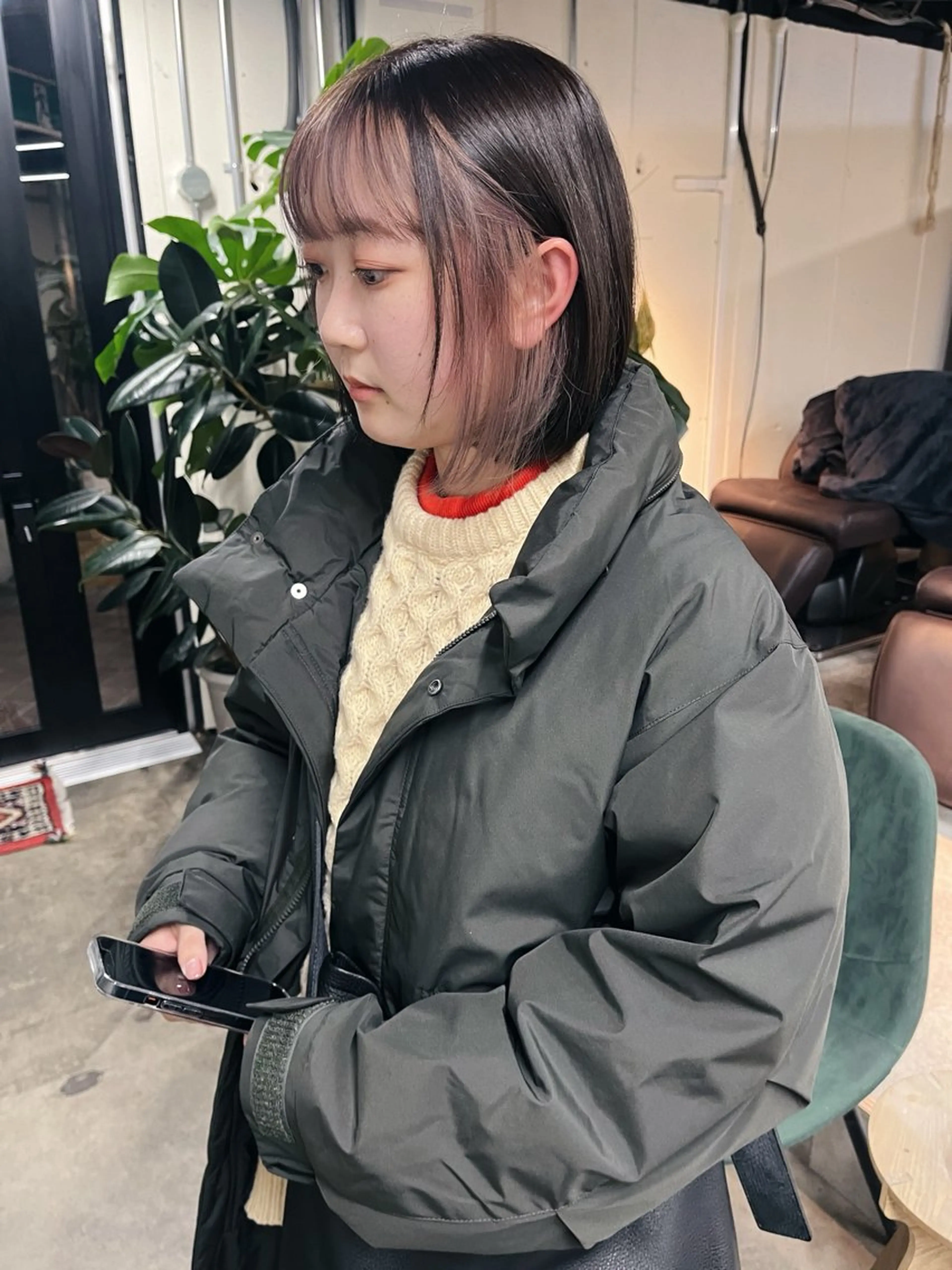 期間限定価格【カラー+インナーカラー】+cut可能お問い合わせ下さい！🟡※女性の方限定の写真