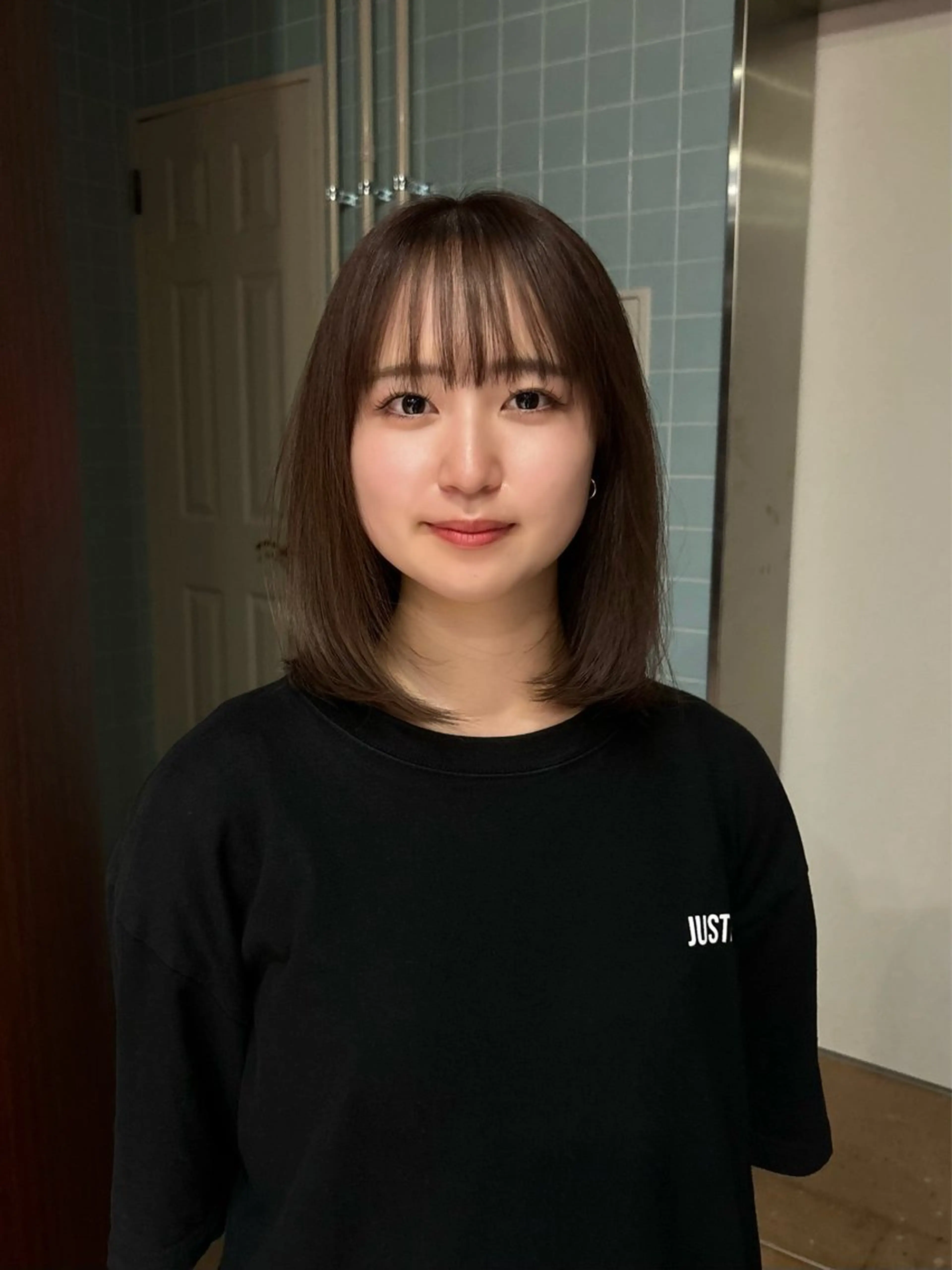 ミディアム ハイトーン/ブリーチ 🎀/𝑵𝒐𝒆のヘアスタイル