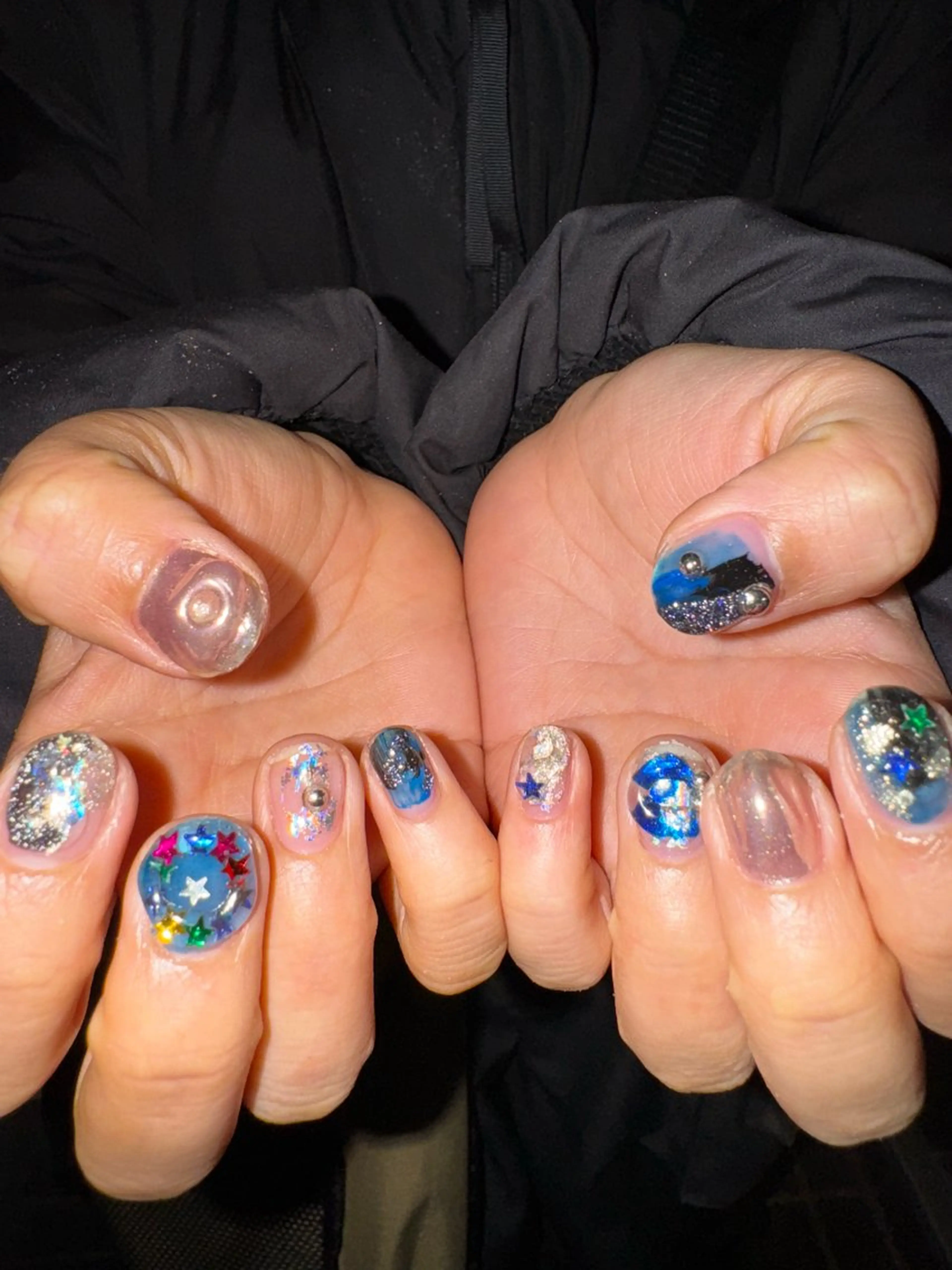 ネイル ニュアンスネイル MITSUKI🪡 海外/個性派/ロングのネイルデザイン