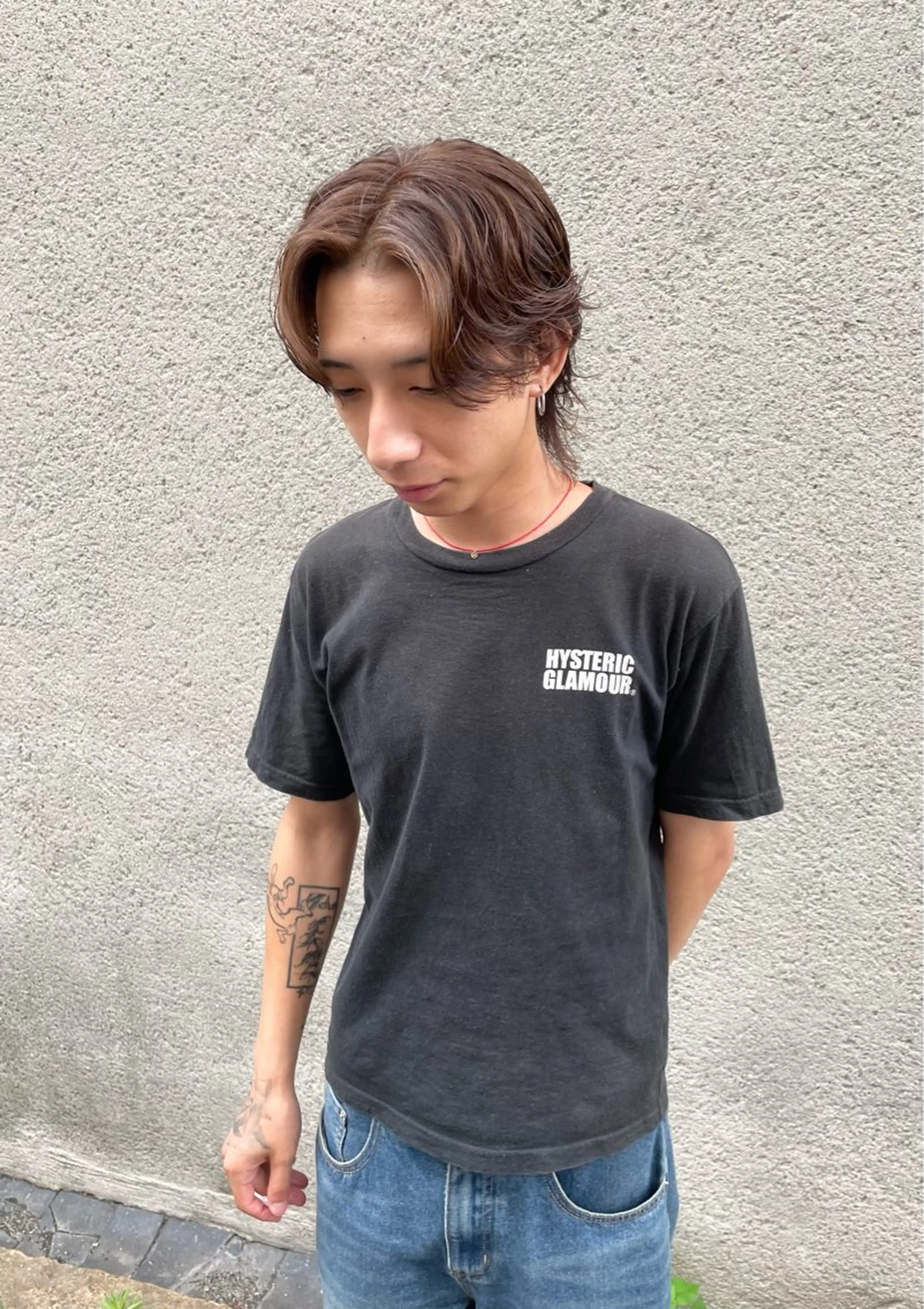 メンズ センターパート メンズパーマ 慎太朗/パーマ/ボブ /センターパートのヘアスタイル