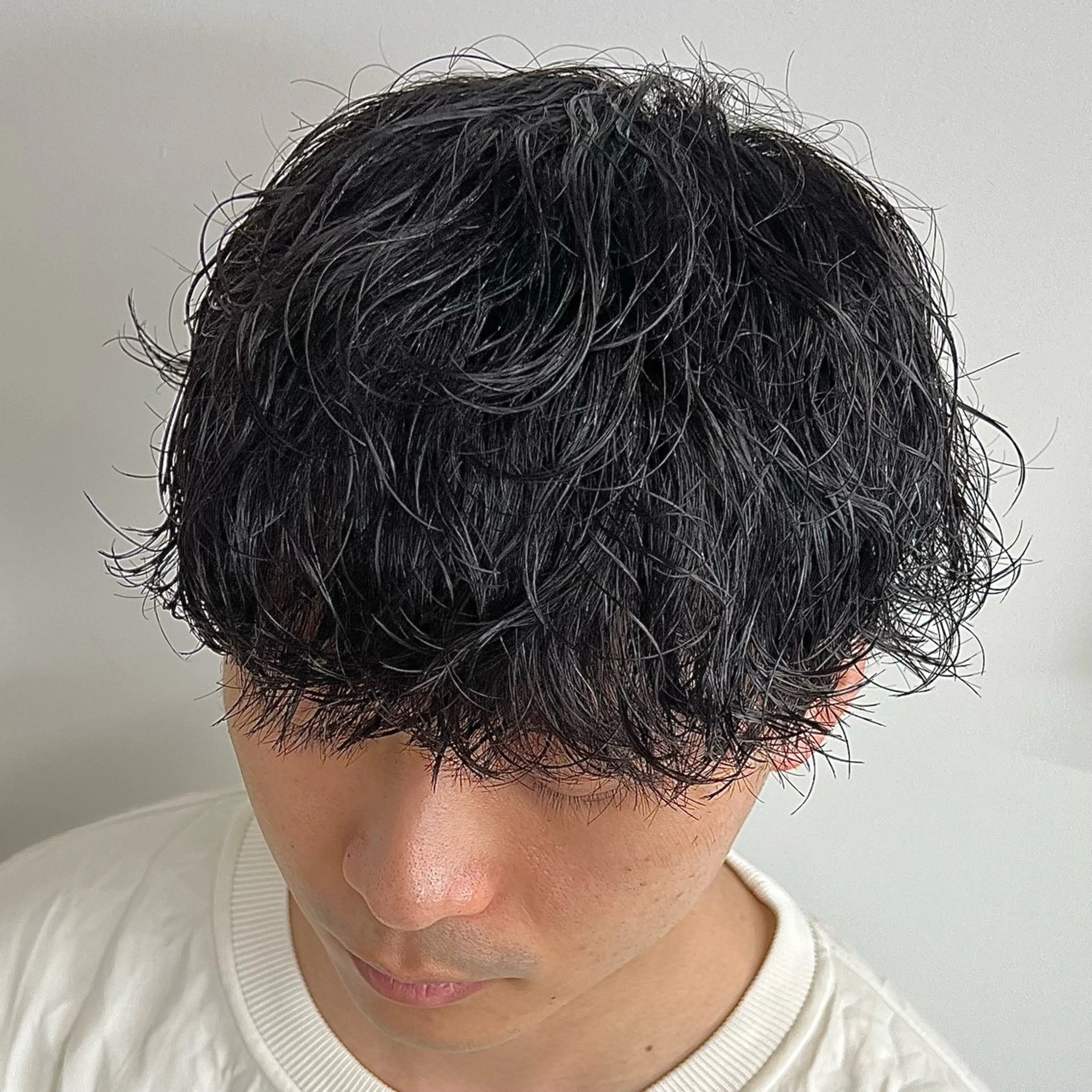 ショート パーマ メンズ カット パーマ メンズパーマ/波巻き 新潟/万代/夏芽🎀のヘアスタイル