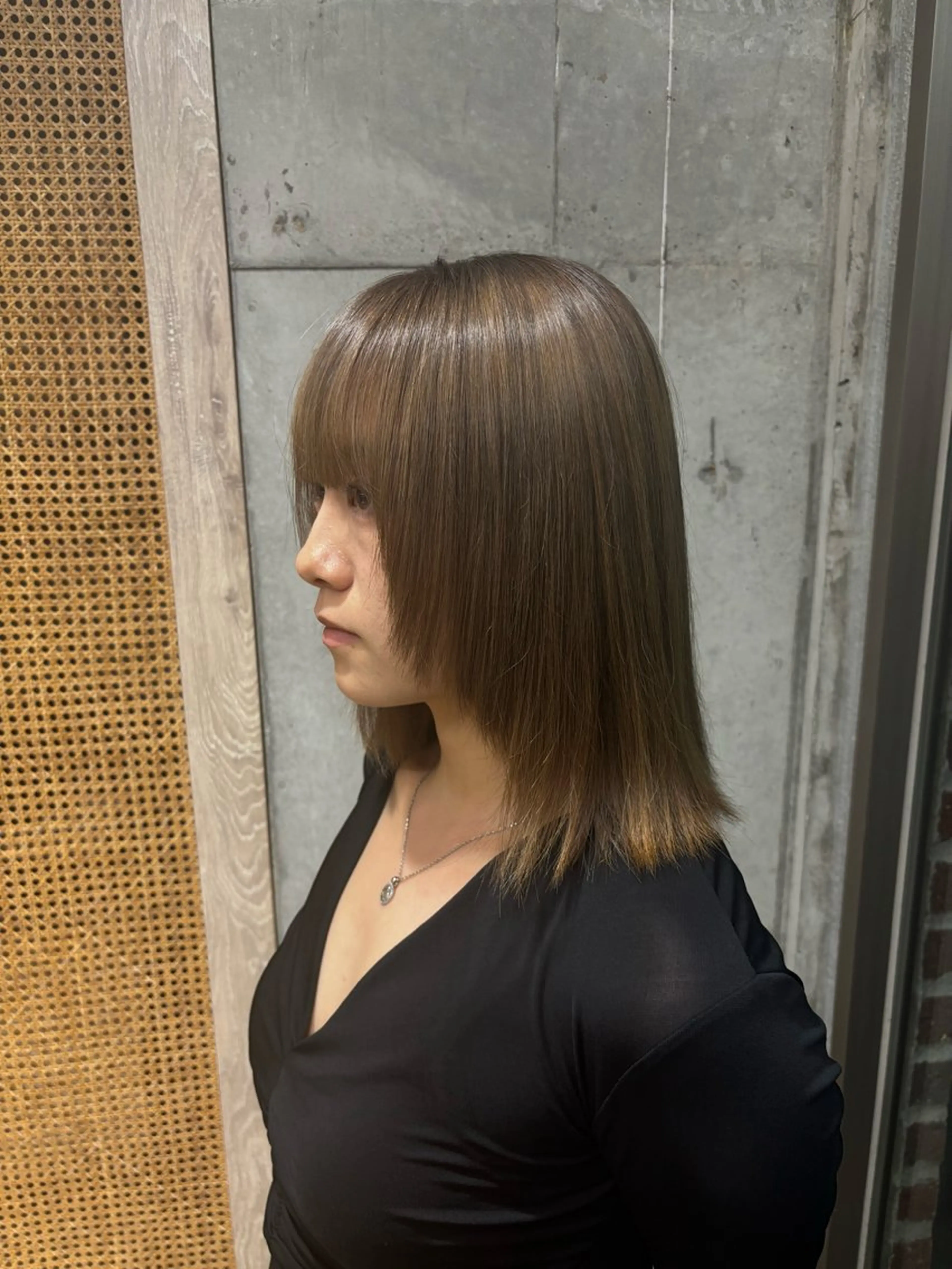 ミディアム ヘアカラー ハイトーン/ラベンダ ー/ユイナ🪄のヘアスタイル