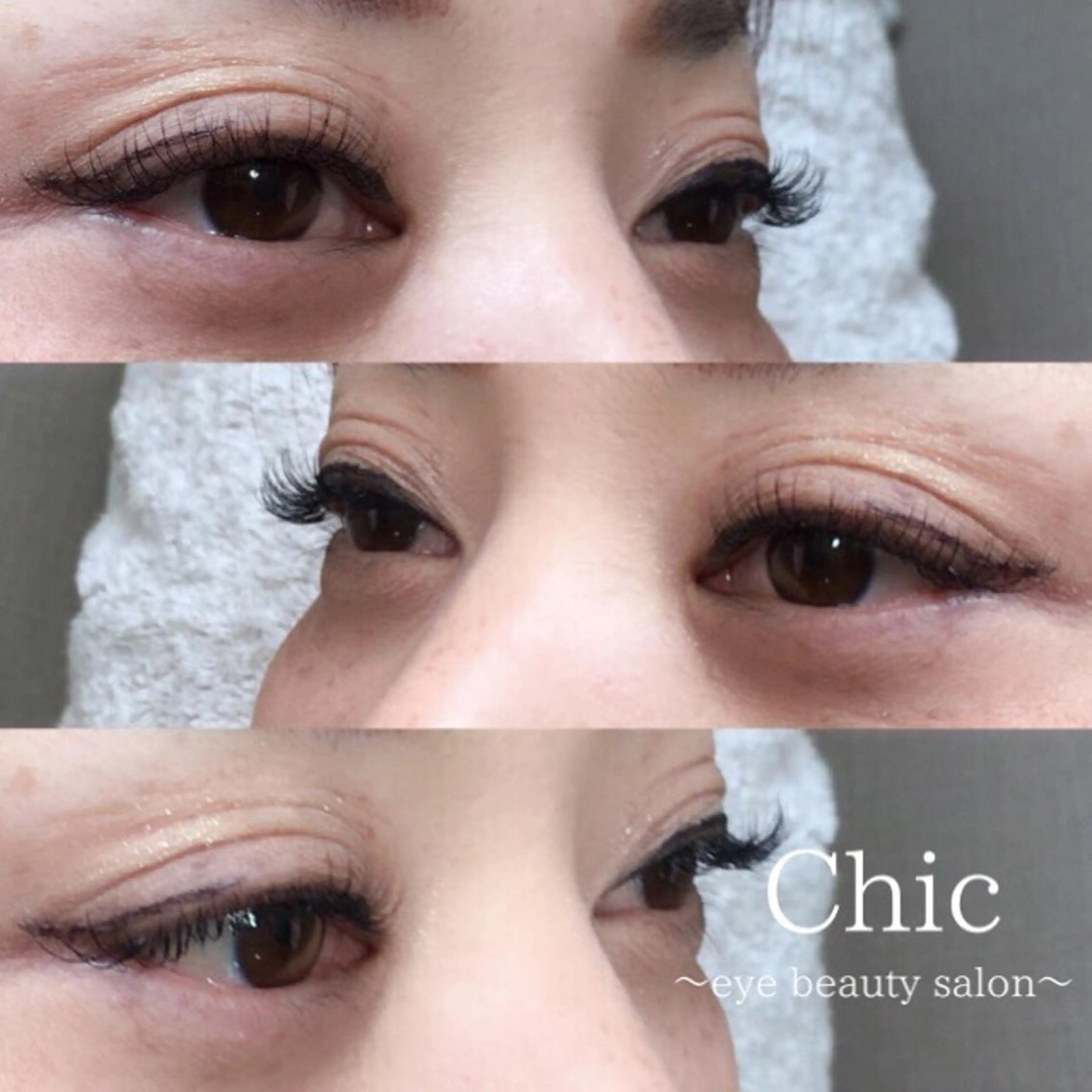 マツエク・マツパ Cカール Chic ATSUKOのマツエク・マツパデザイン