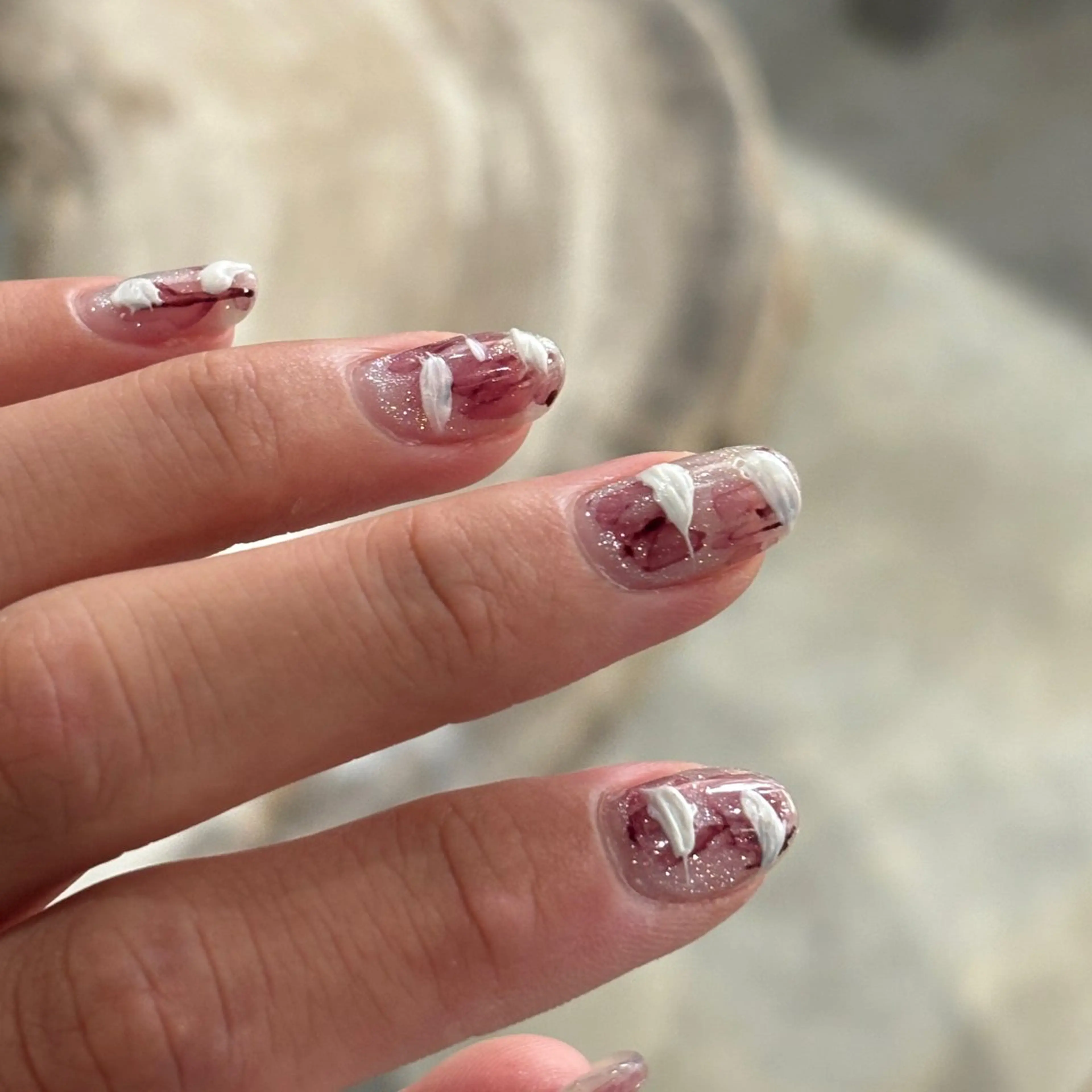 ネイル ハンドネイル hinako /個性派ニュアンスのネイルデザイン