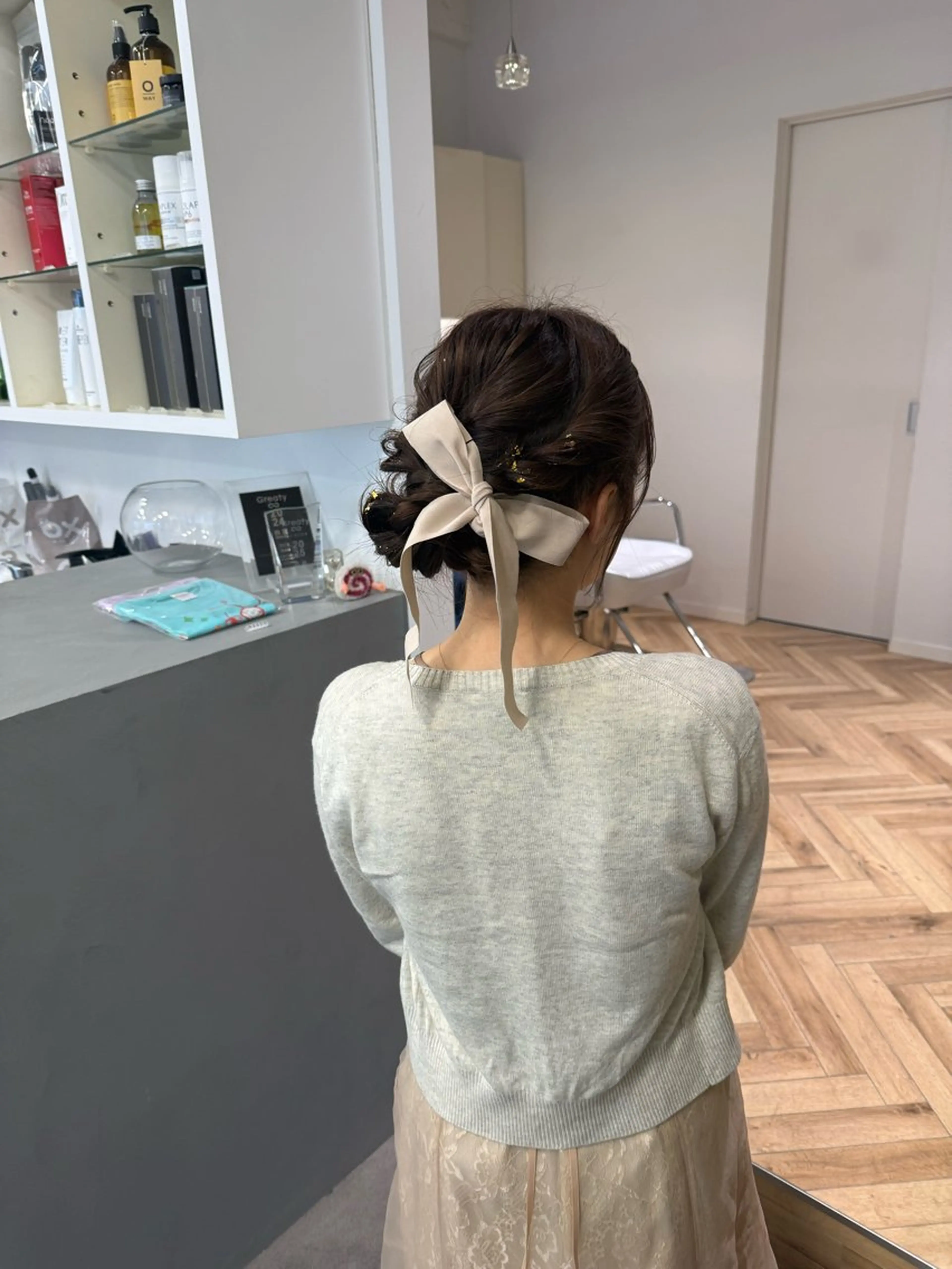 セミロング PACE所属・ayumi ／透明感カラーのヘアスタイル