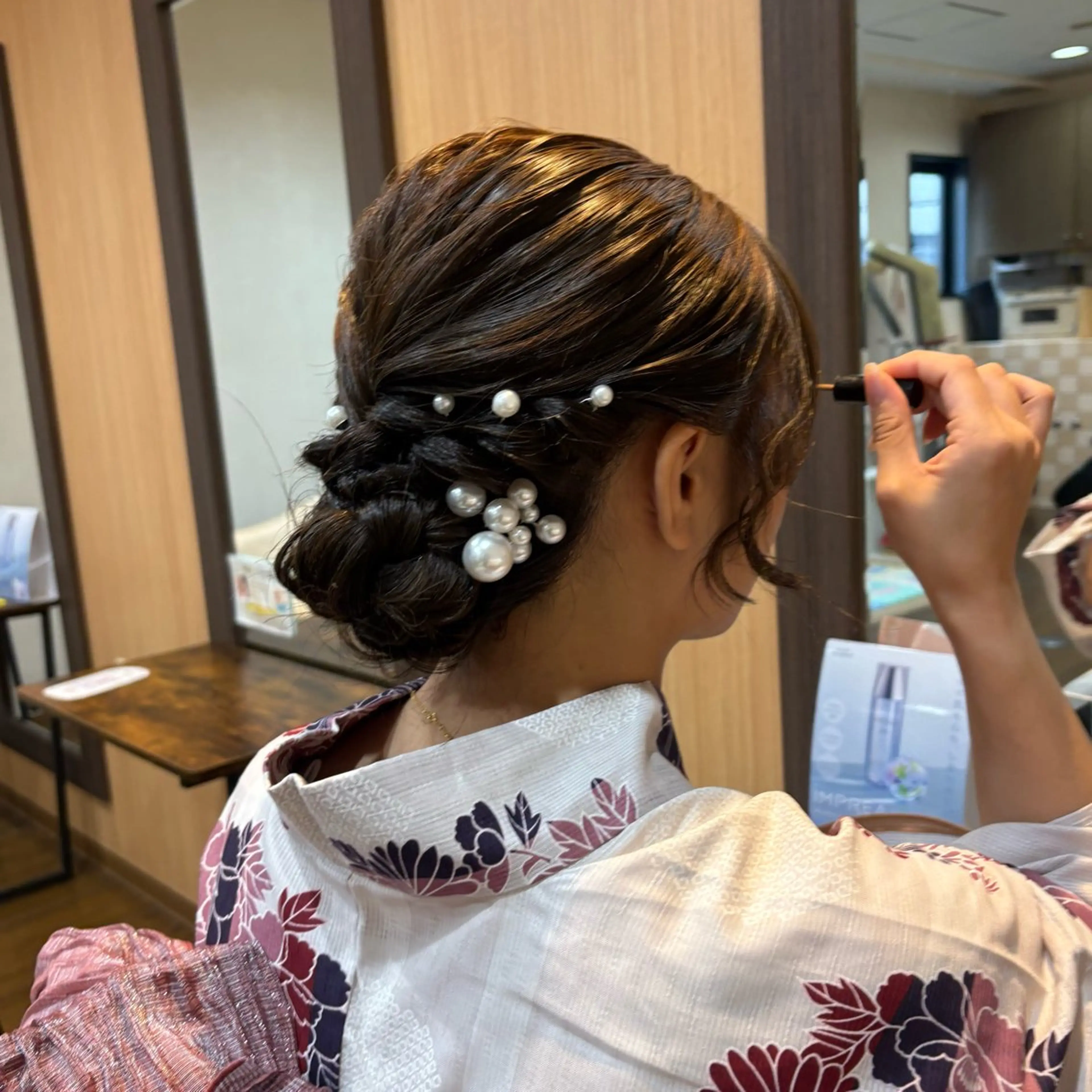 ヘアアレンジ MOLLASALON 浅香山店所属・髪質改善カラー 縮毛矯正🤍辻桃加のヘアスタイル