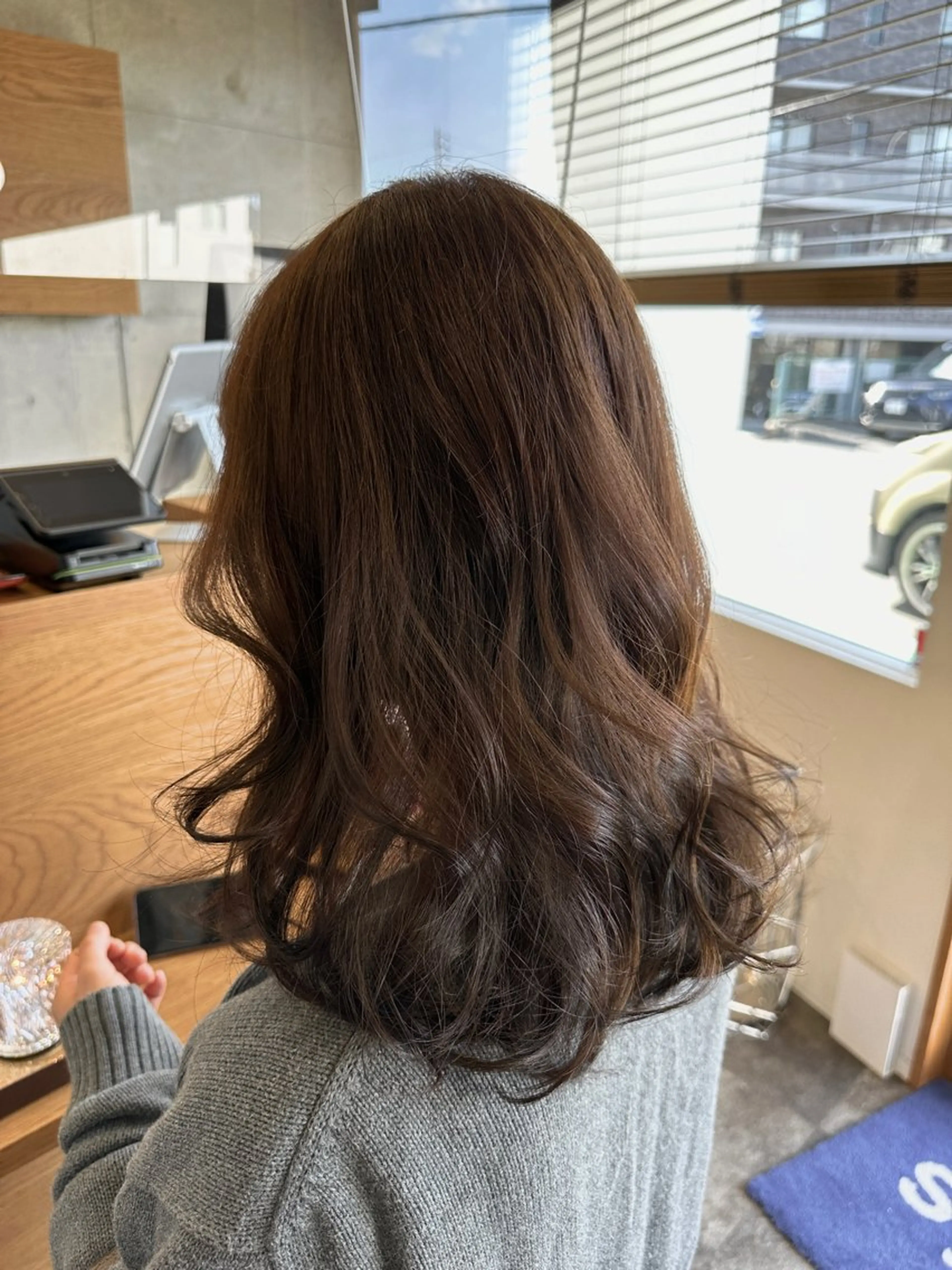 ミディアム 後藤 千絵のヘアスタイル